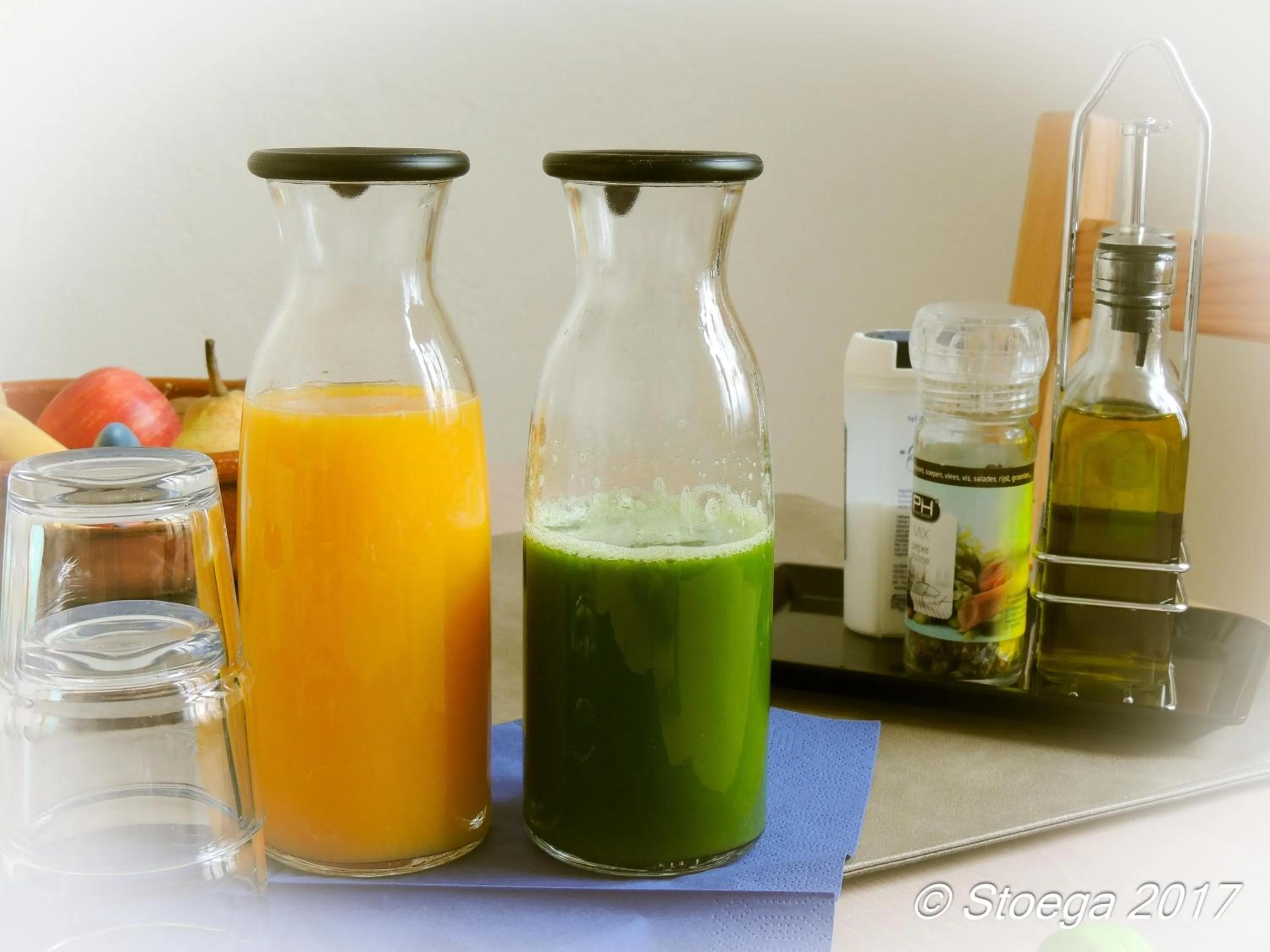 Continental breakfast in B&B Stoega