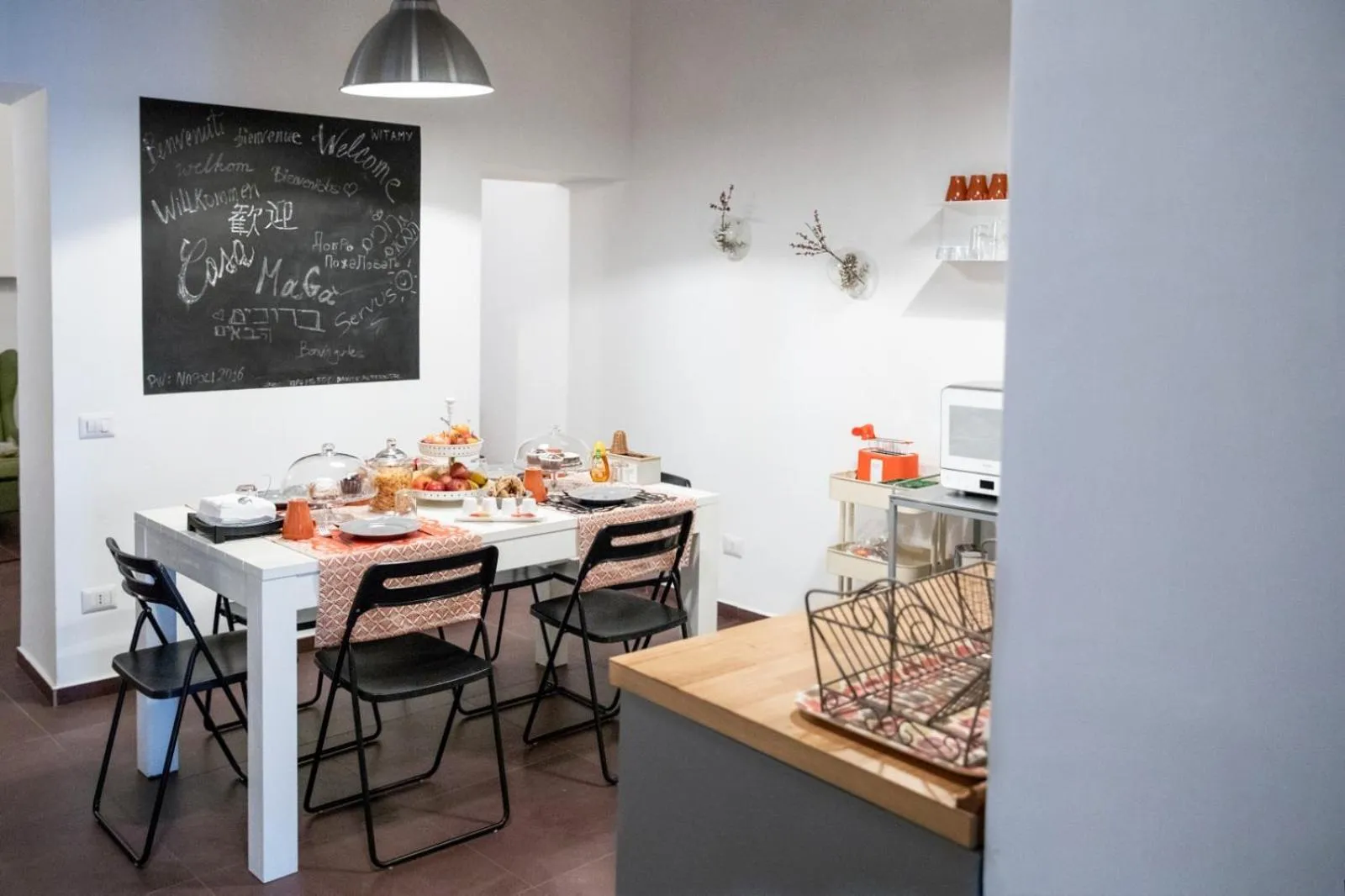 Communal kitchen in Casa Magà