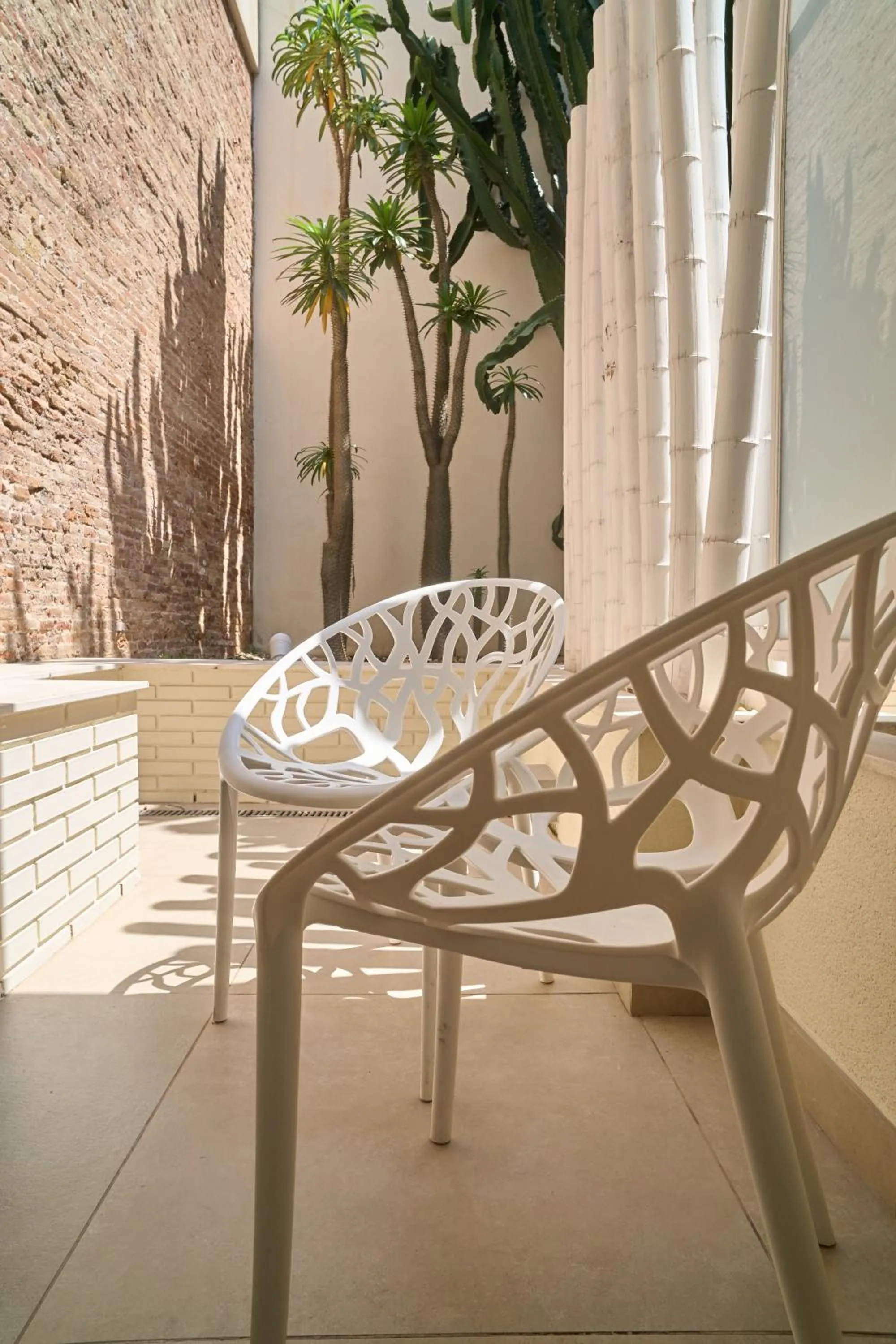 Patio in Hotel Omnium