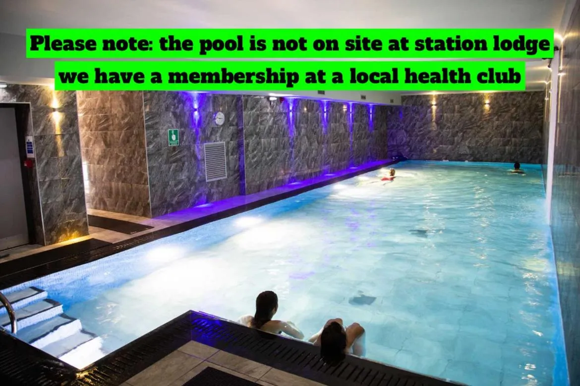 Swimming pool in Station Lodge - FREE off-site Health Club access with Pool, Sauna, Steam Room & Gym