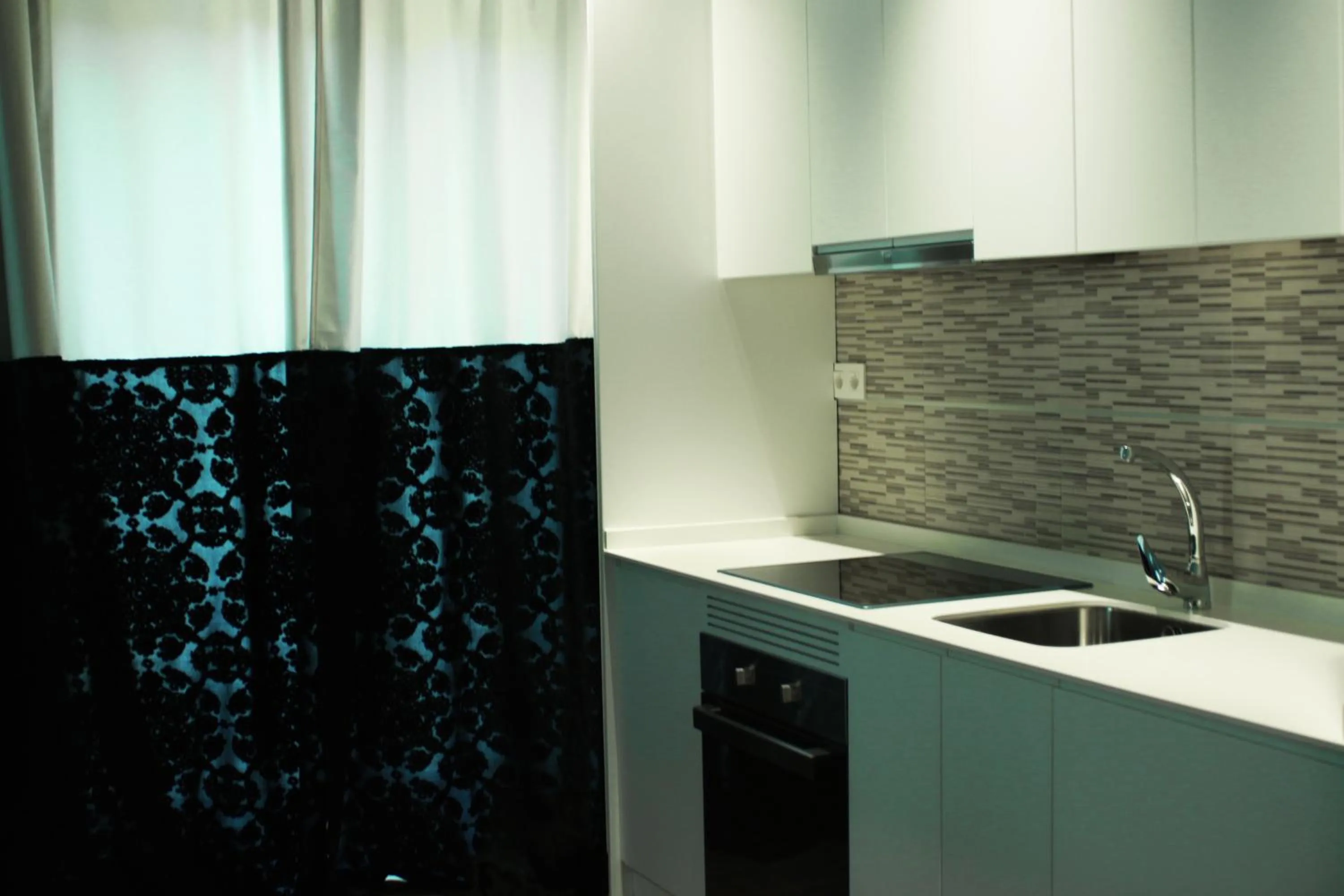 Kitchen or kitchenette in BiBo Suites Oro del Darro