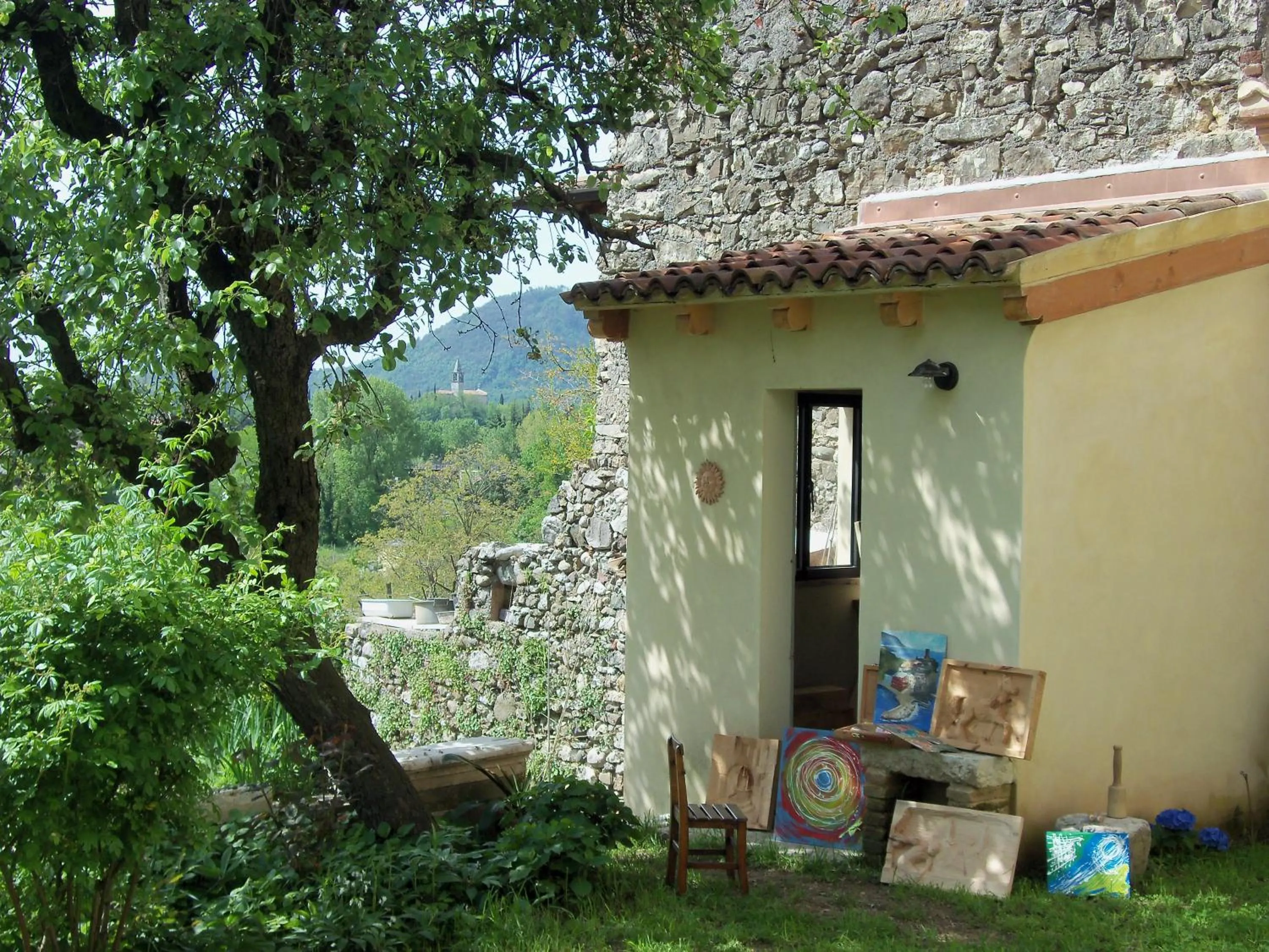 Garden in B&B Locus Amoenus