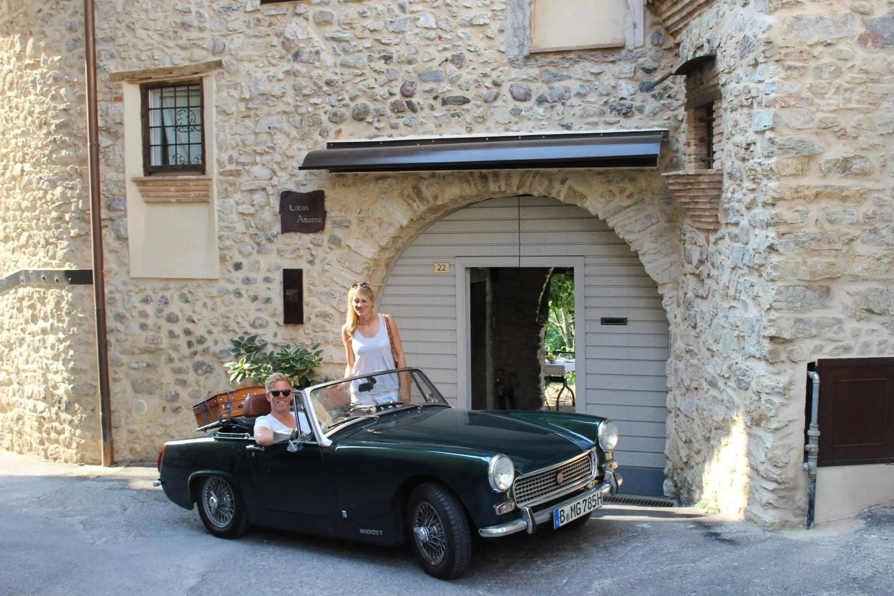 Facade/entrance in B&B Locus Amoenus