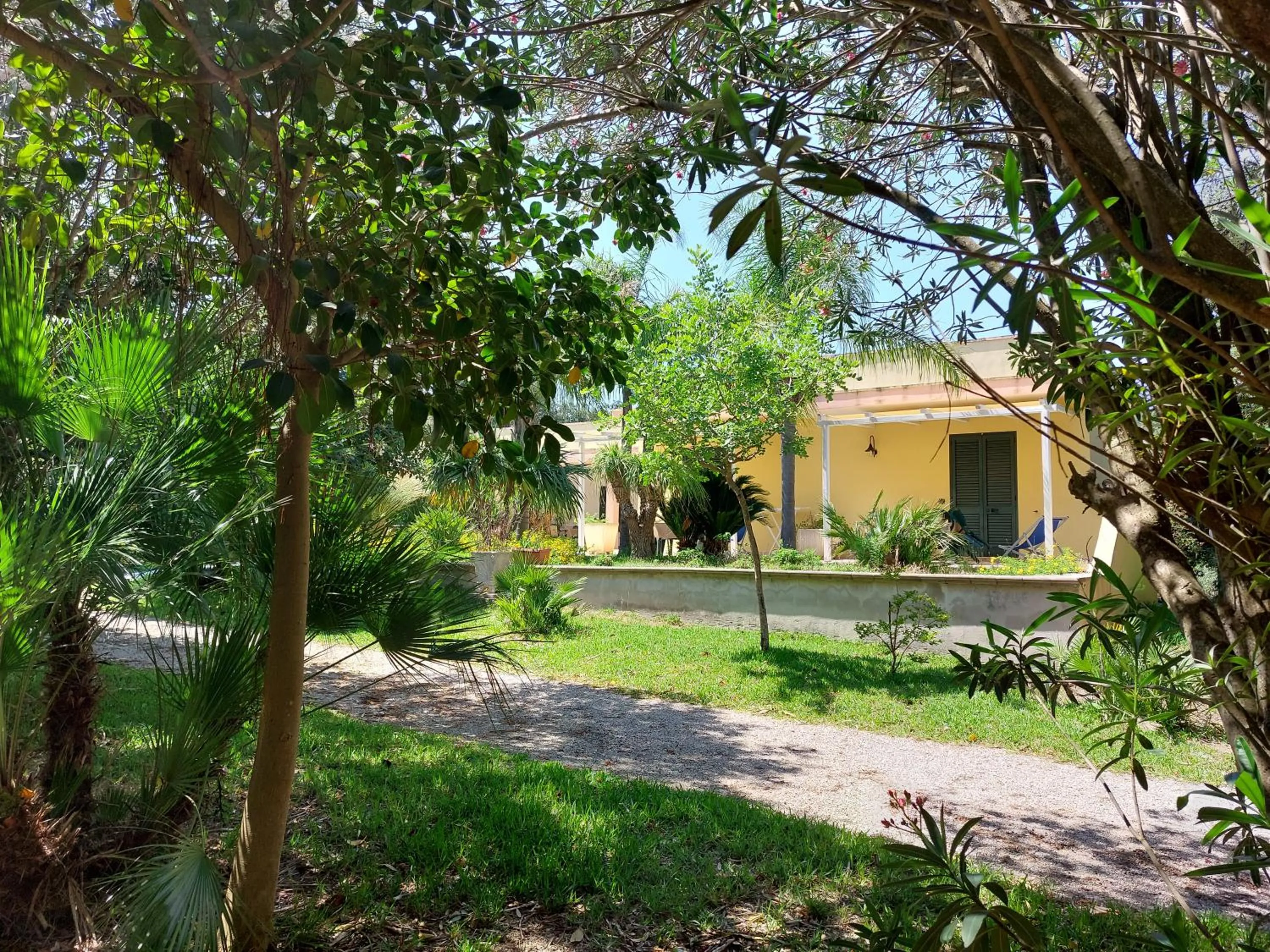 Garden view in Masseria Lama