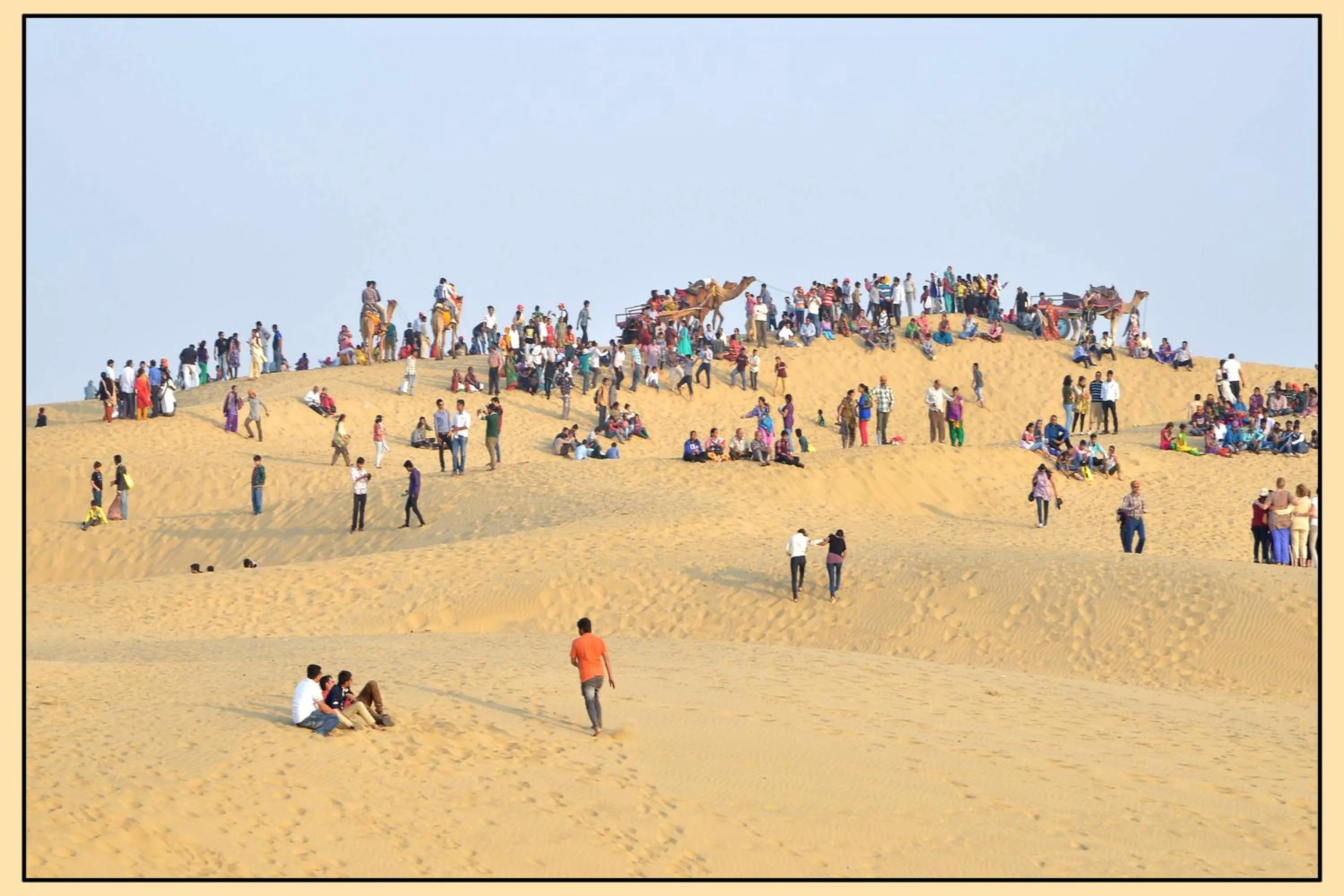 People in Sky Desert Safari