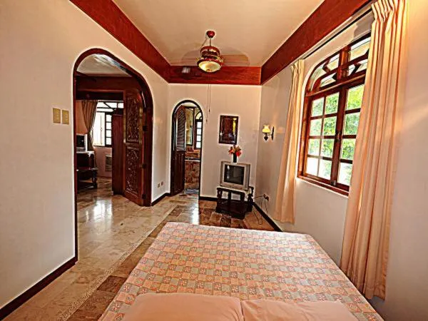 Bed in Blue Crystal Beach Resort