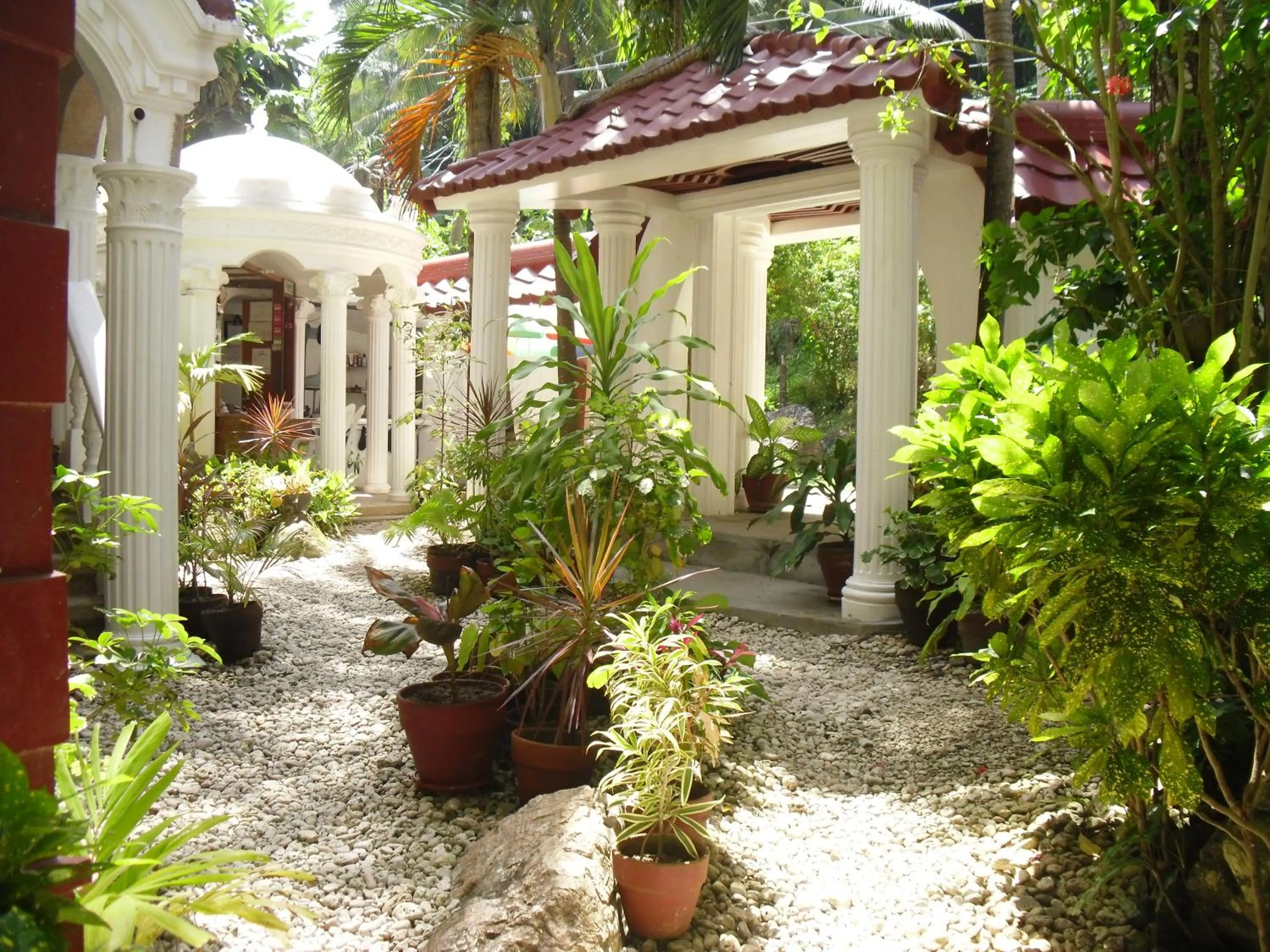 Garden in Blue Crystal Beach Resort