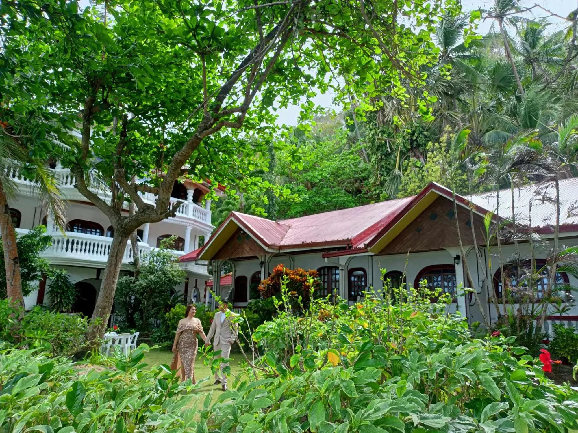 Garden in Blue Crystal Beach Resort