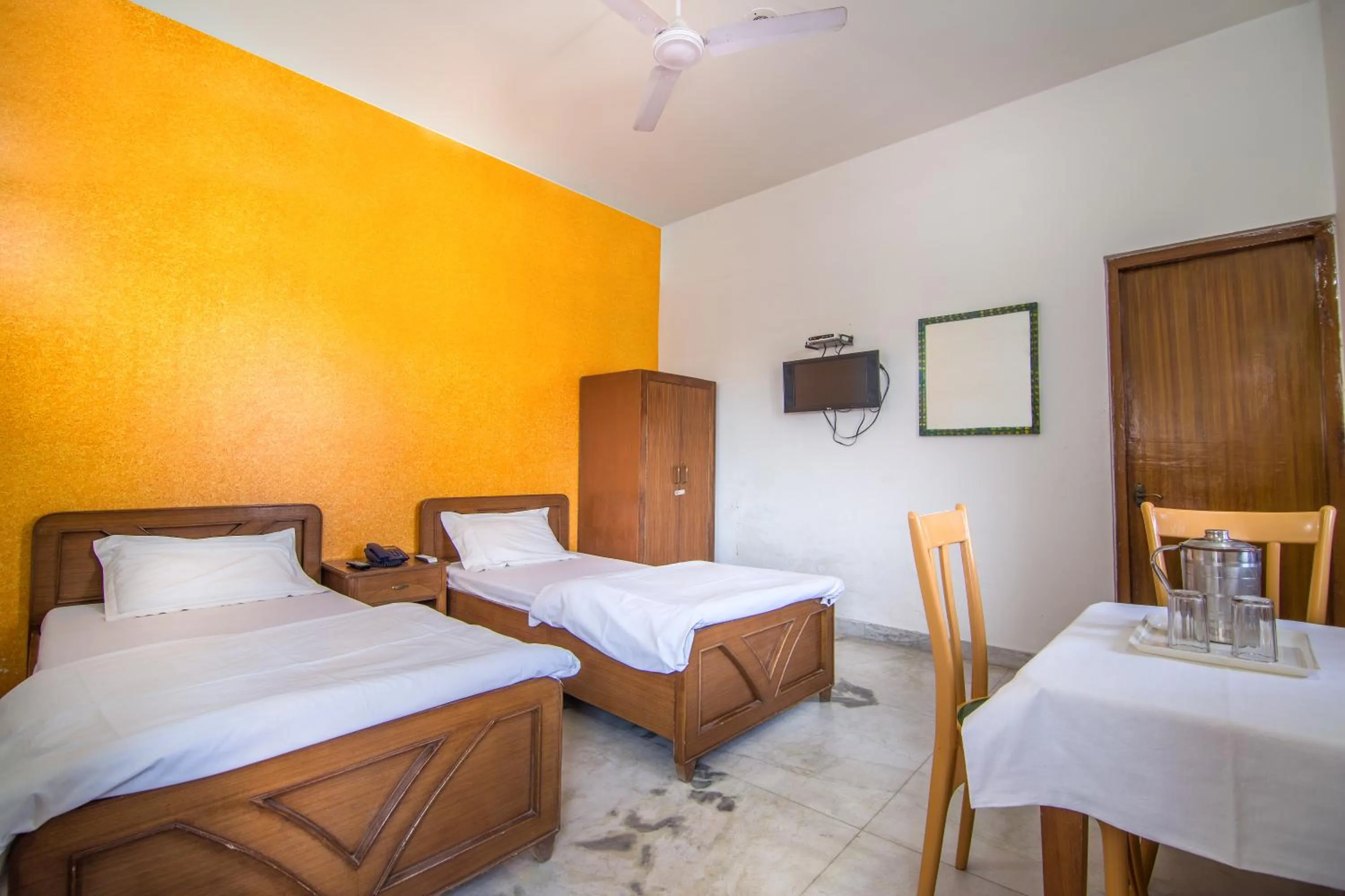 Bedroom, Bed in Hotel Bhakti Dhama