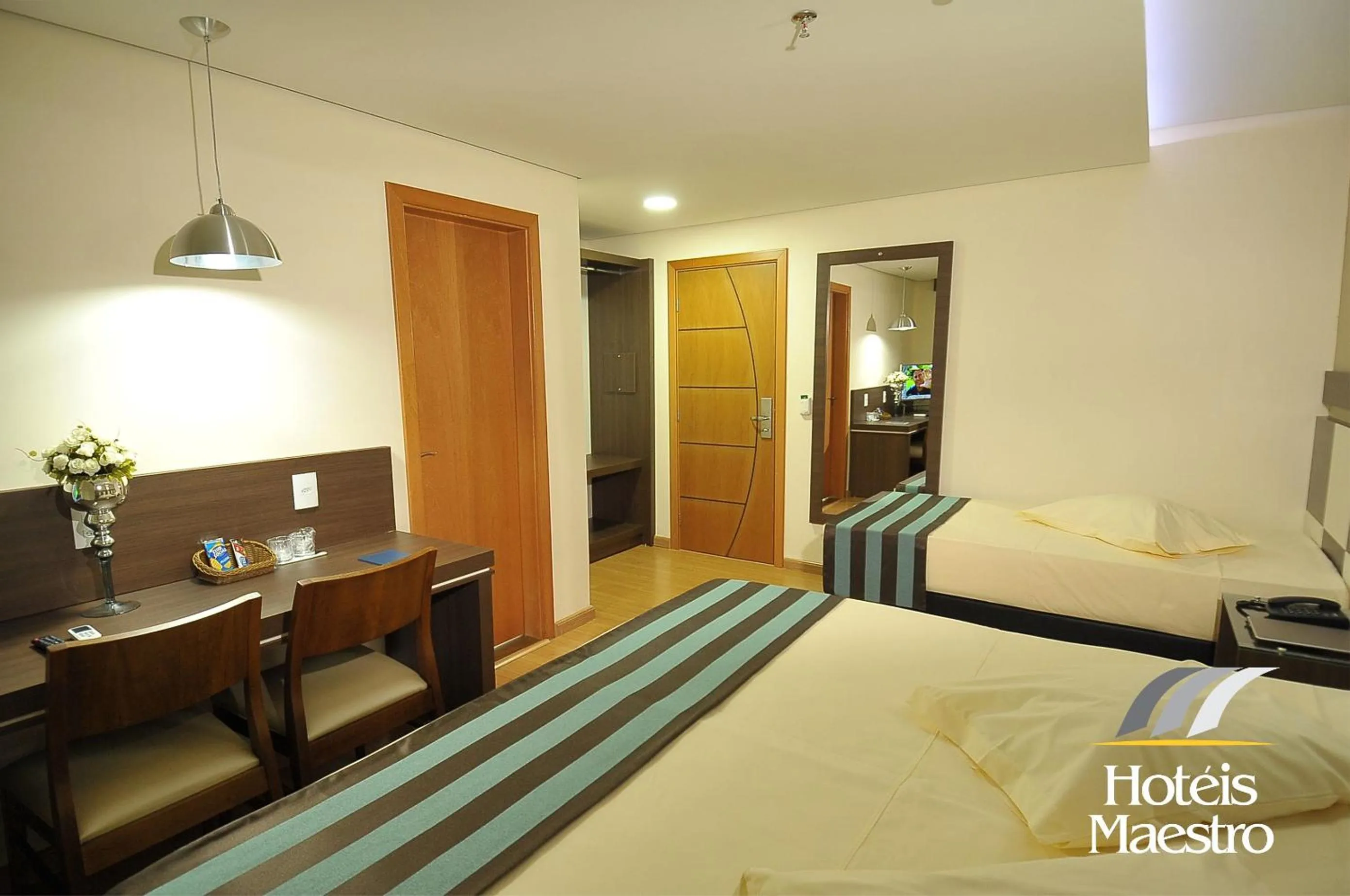 Photo of the whole room, Bed in Hotel Maestro Premium Cascavel
