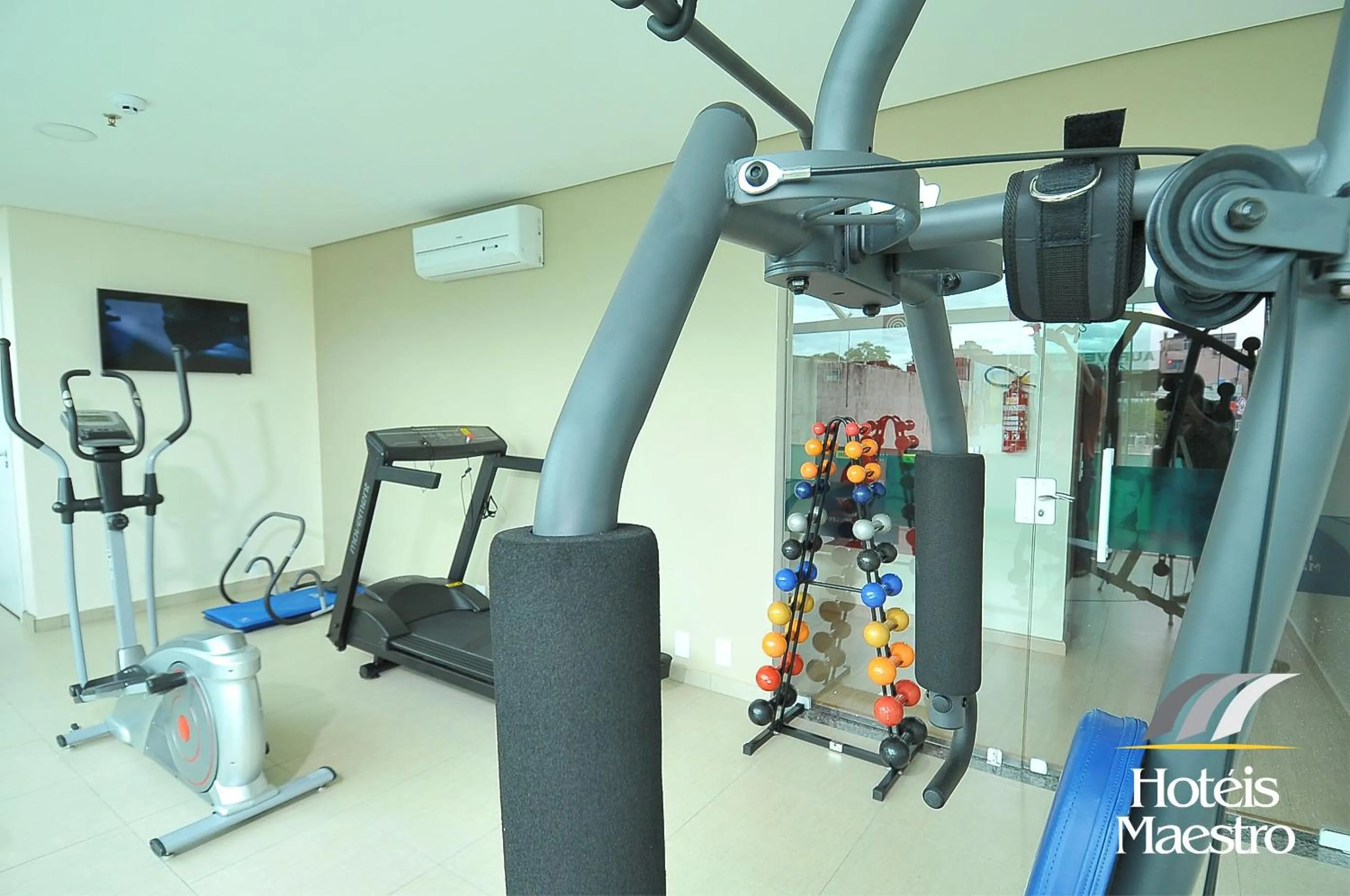 Fitness centre/facilities in Hotel Maestro Premium Cascavel