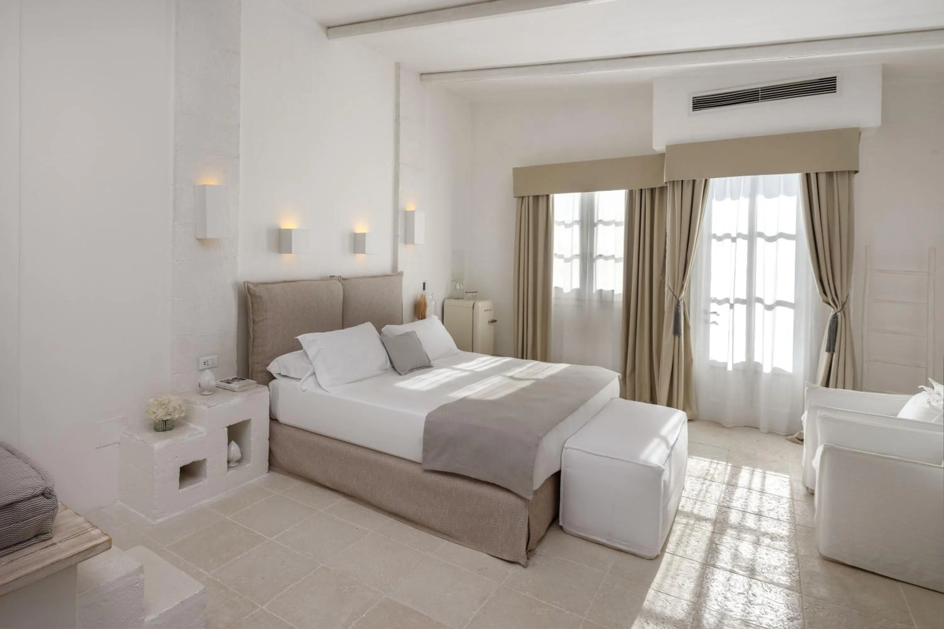 Bedroom, Bed in Baglioni Masseria Muzza Resort & Spa