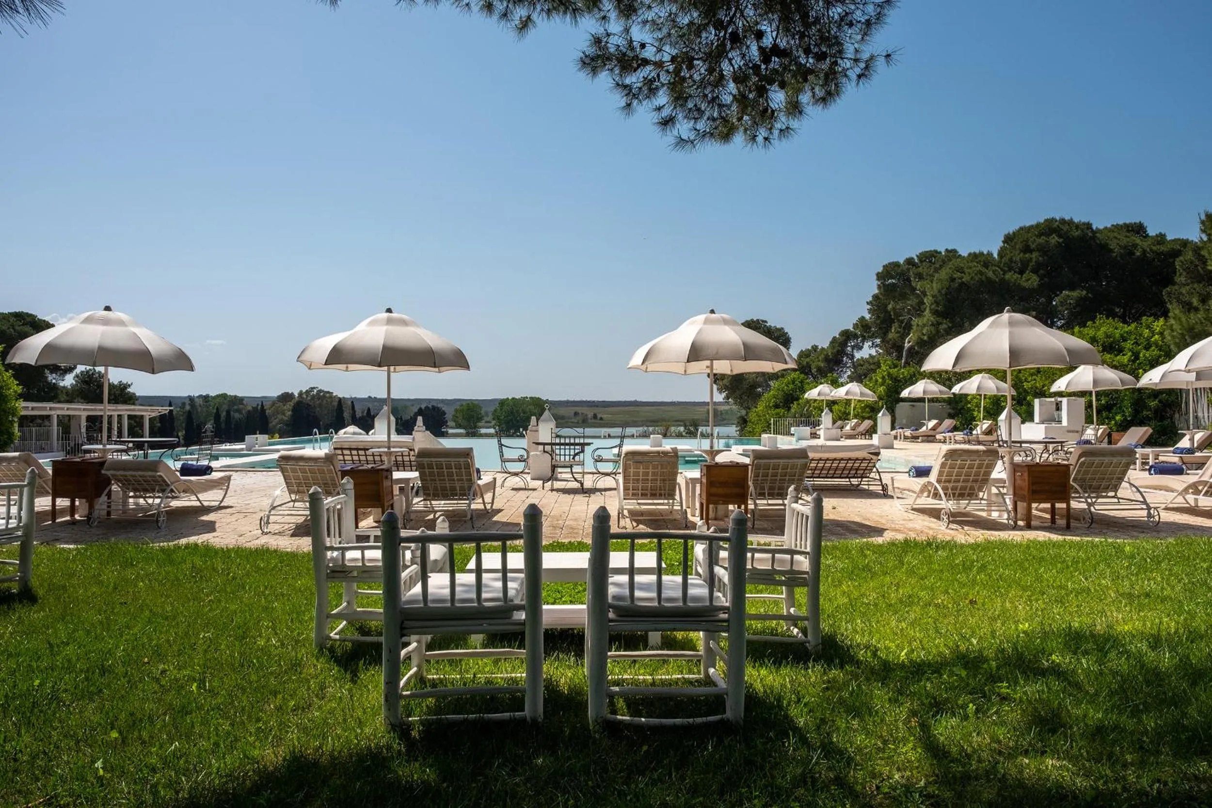 Pool view in Baglioni Masseria Muzza Resort & Spa