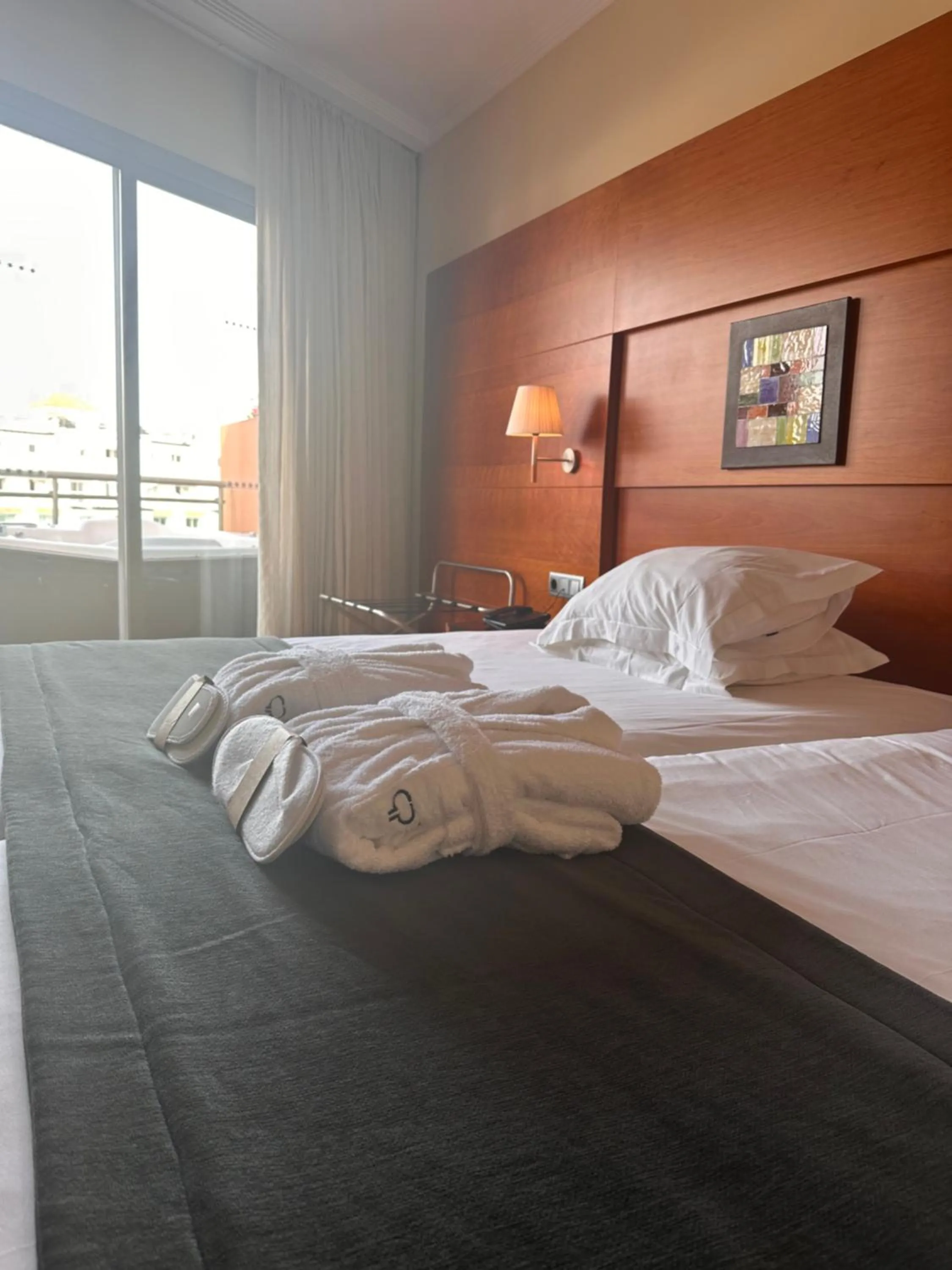 Bed in Protur Roquetas Hotel & Spa