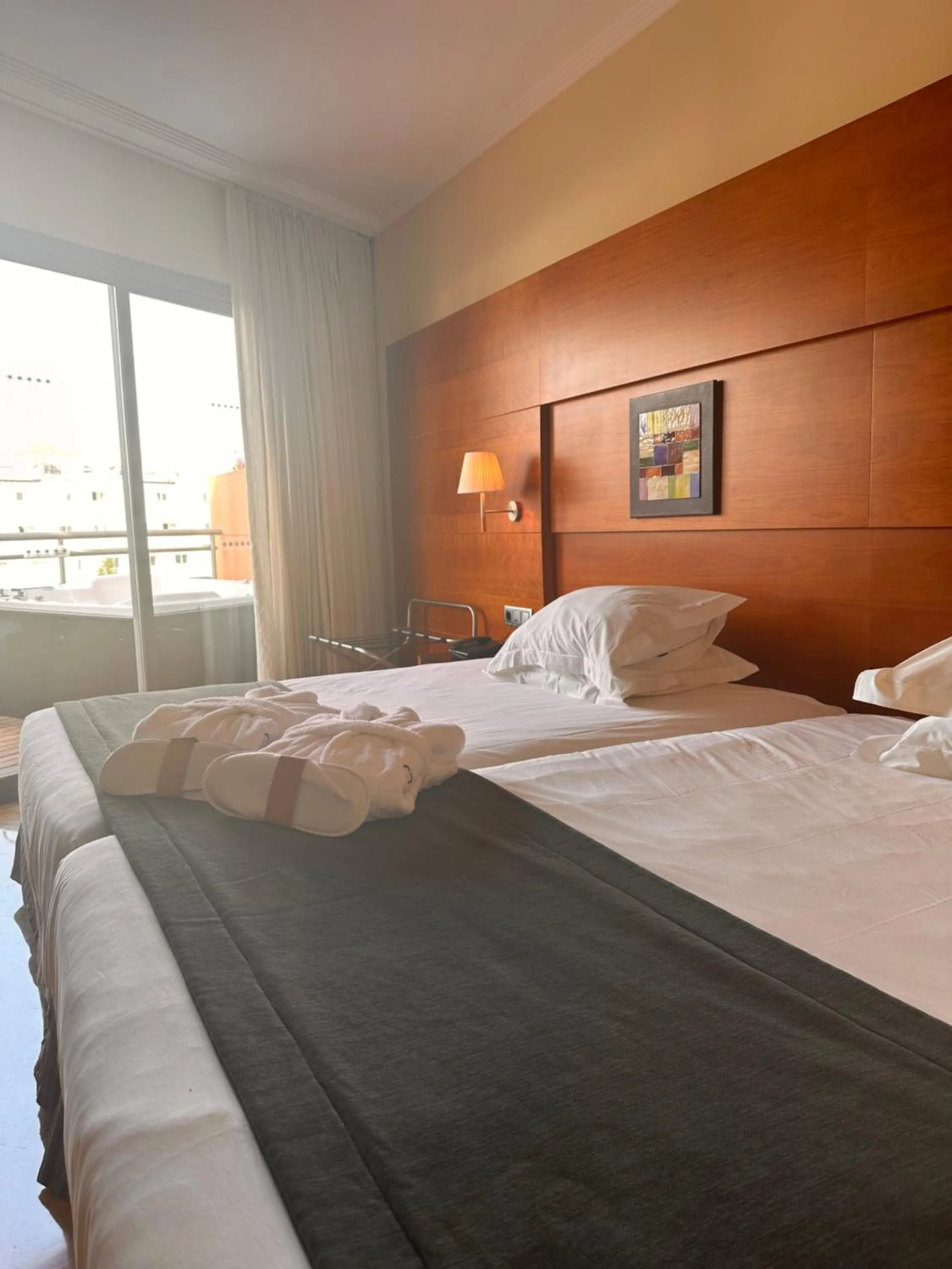 Bed in Protur Roquetas Hotel & Spa