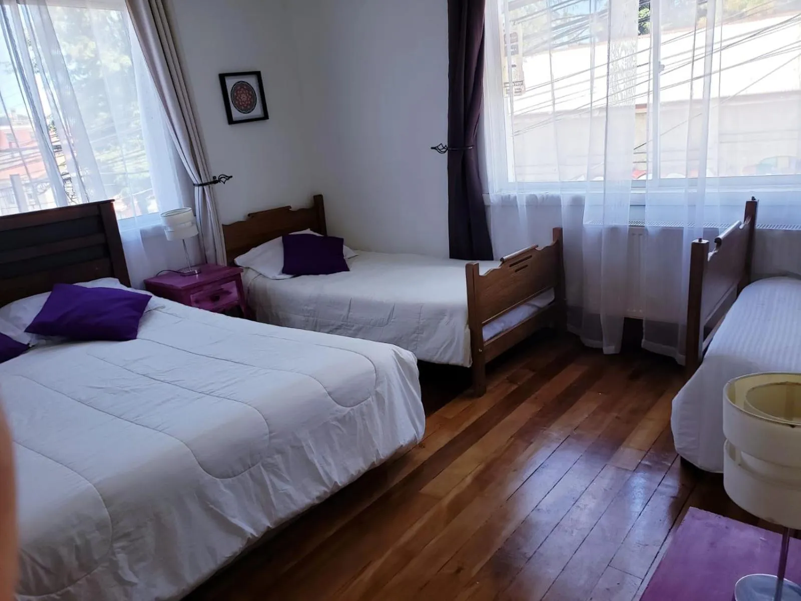 Decorative detail, Bed in Hostal Arrayan