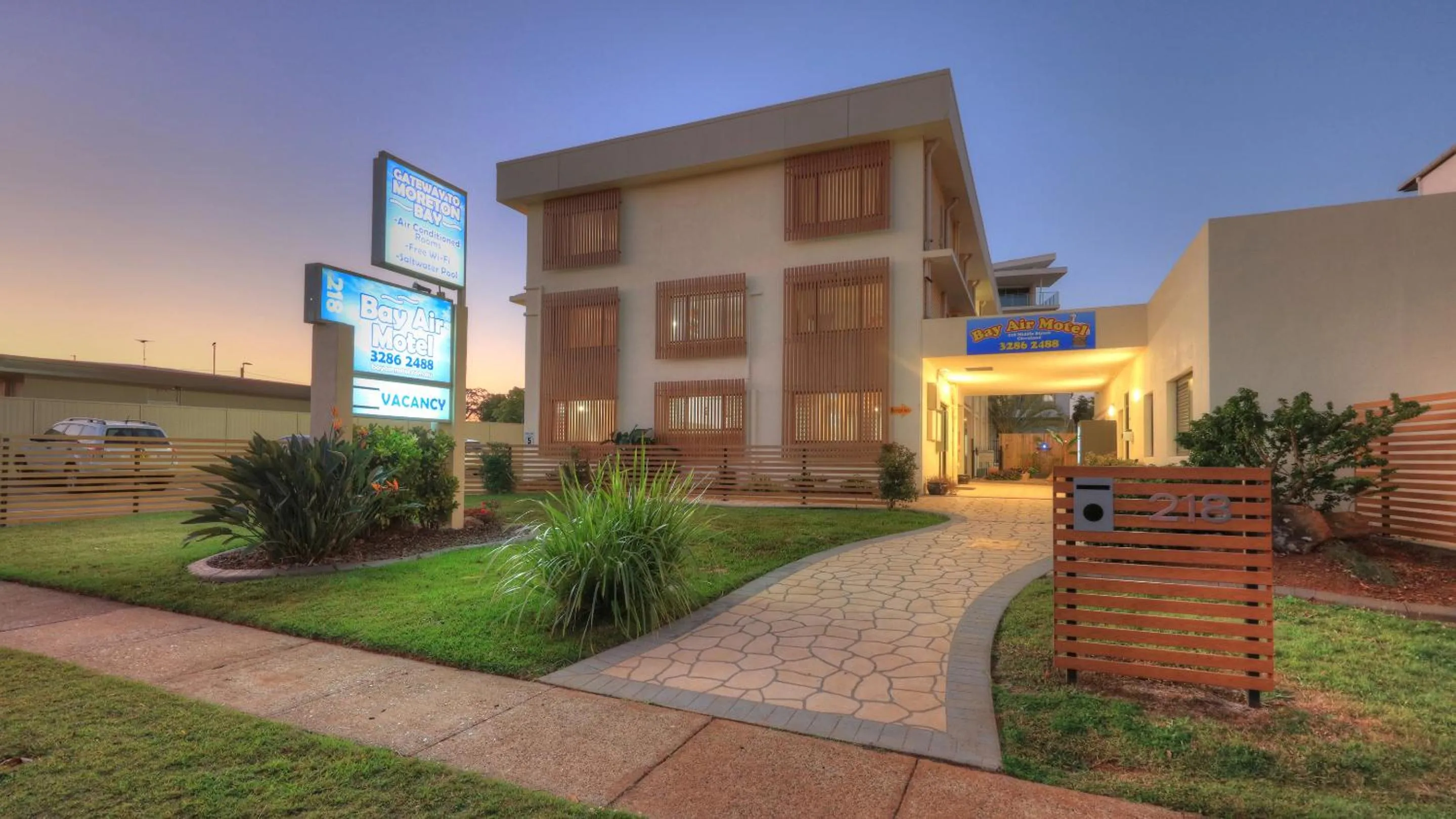 Property building in Bay Air Motel