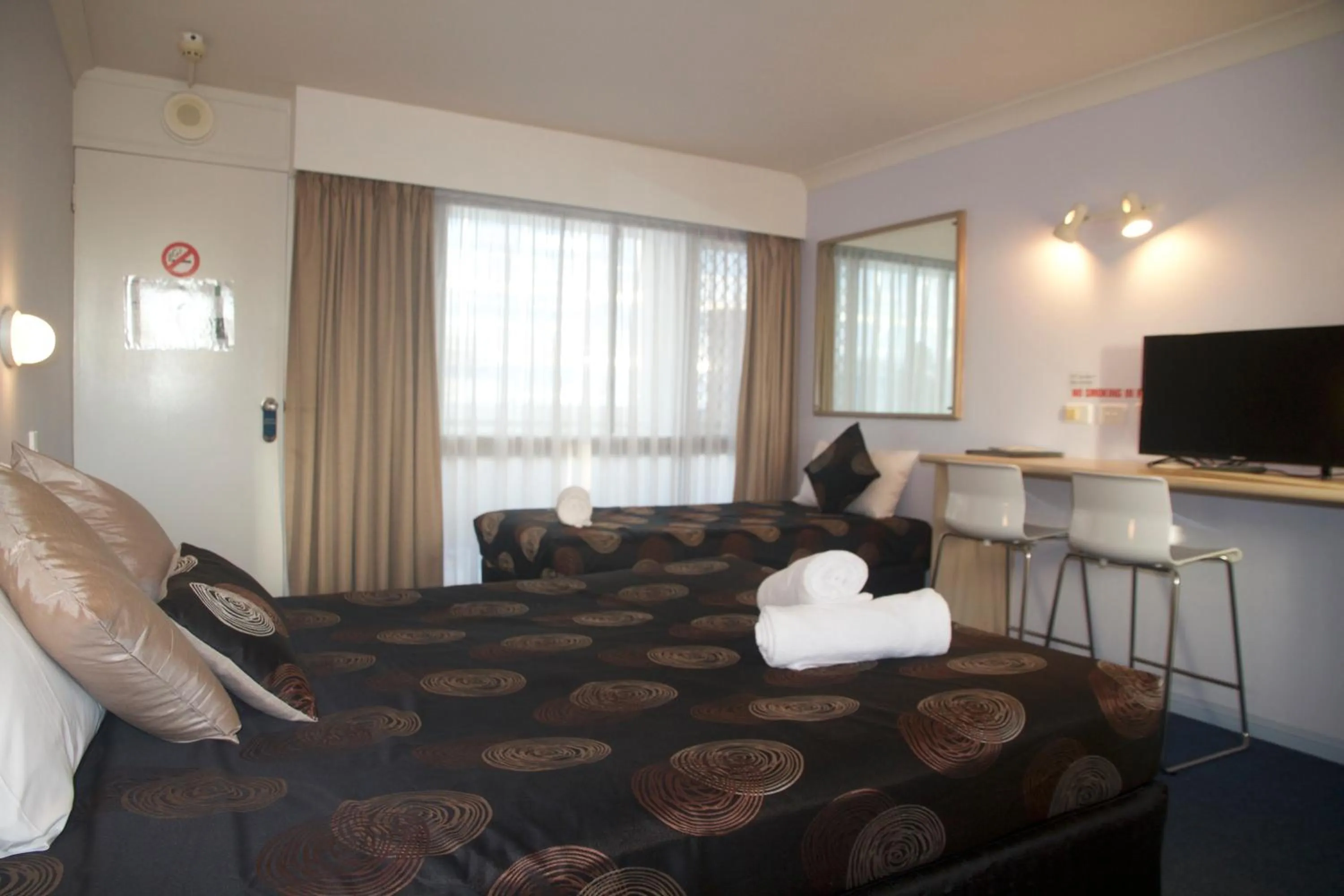 Bed in Bay Air Motel