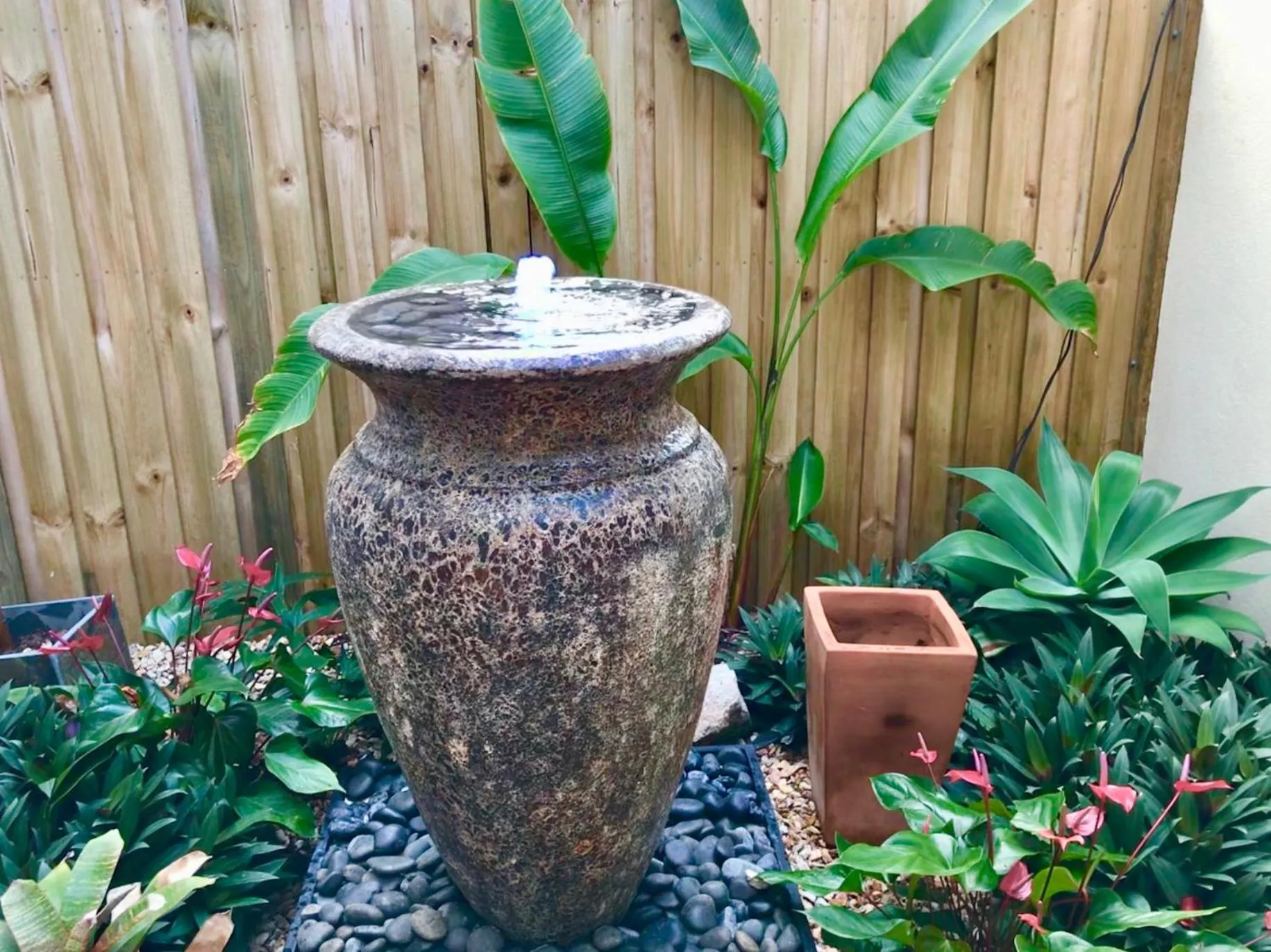 Garden in Bay Air Motel