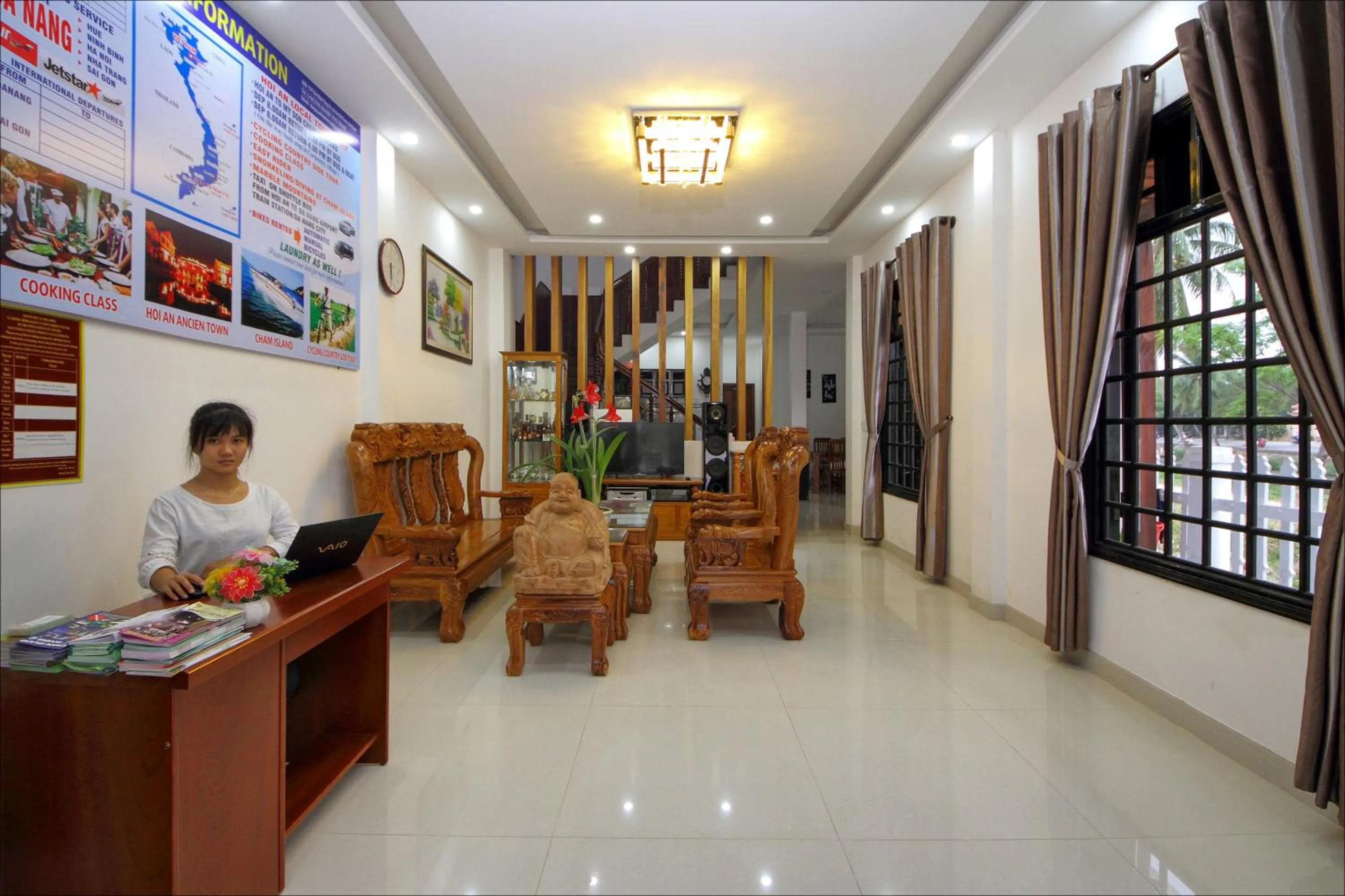 Lobby or reception in Azalea Homestay