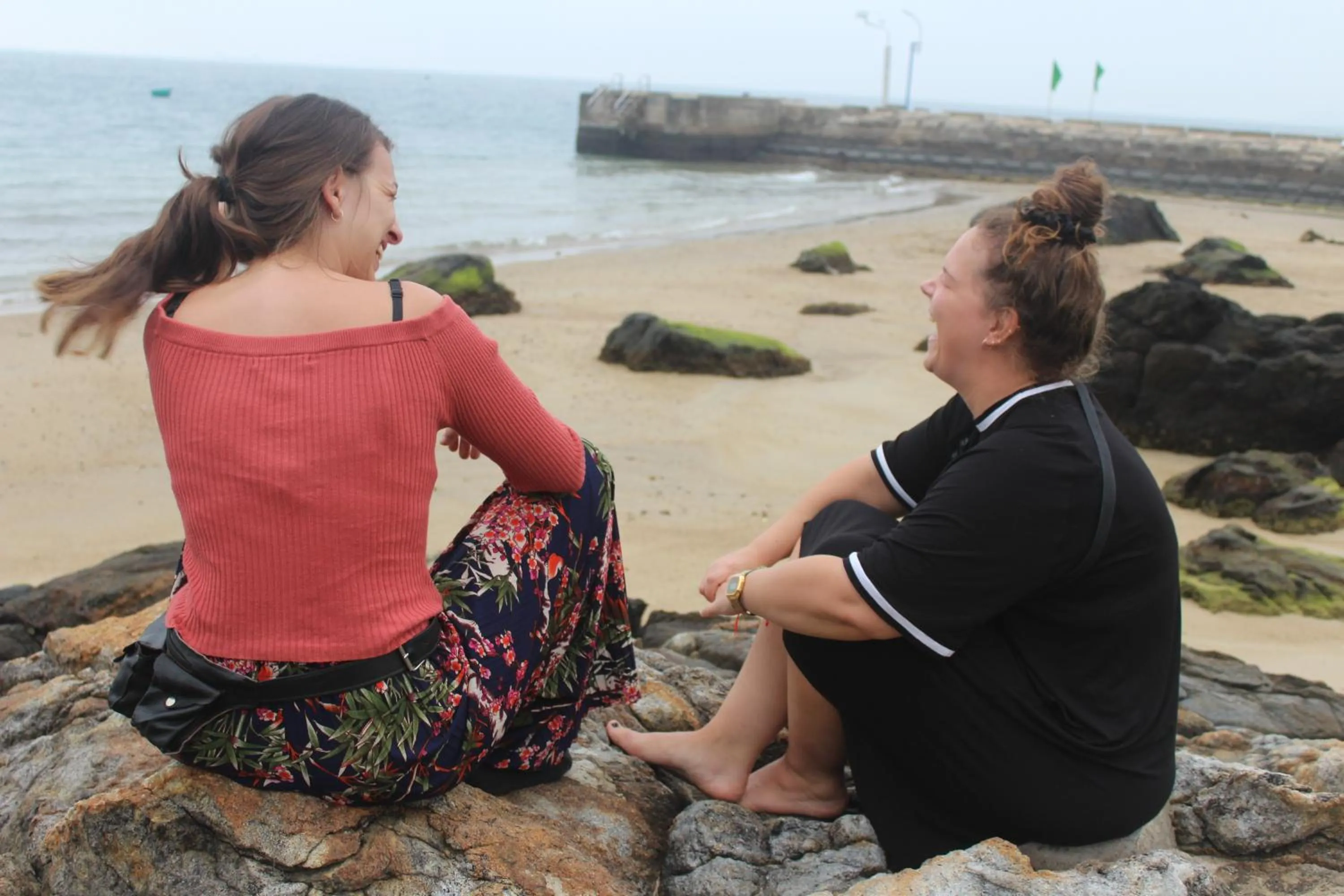 Beach in Cham Island Smiles Homestay