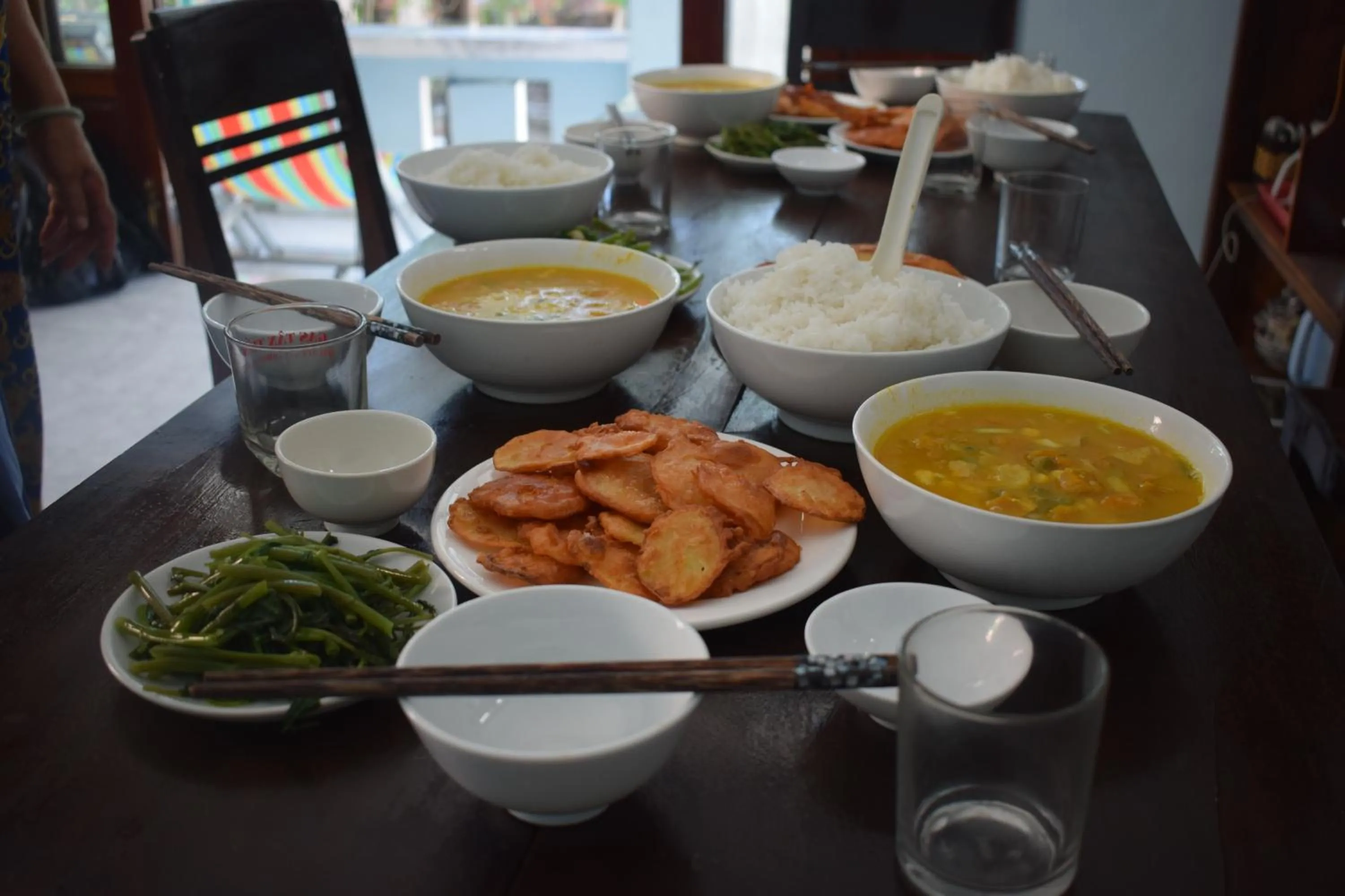 Lunch in Cham Island Smiles Homestay