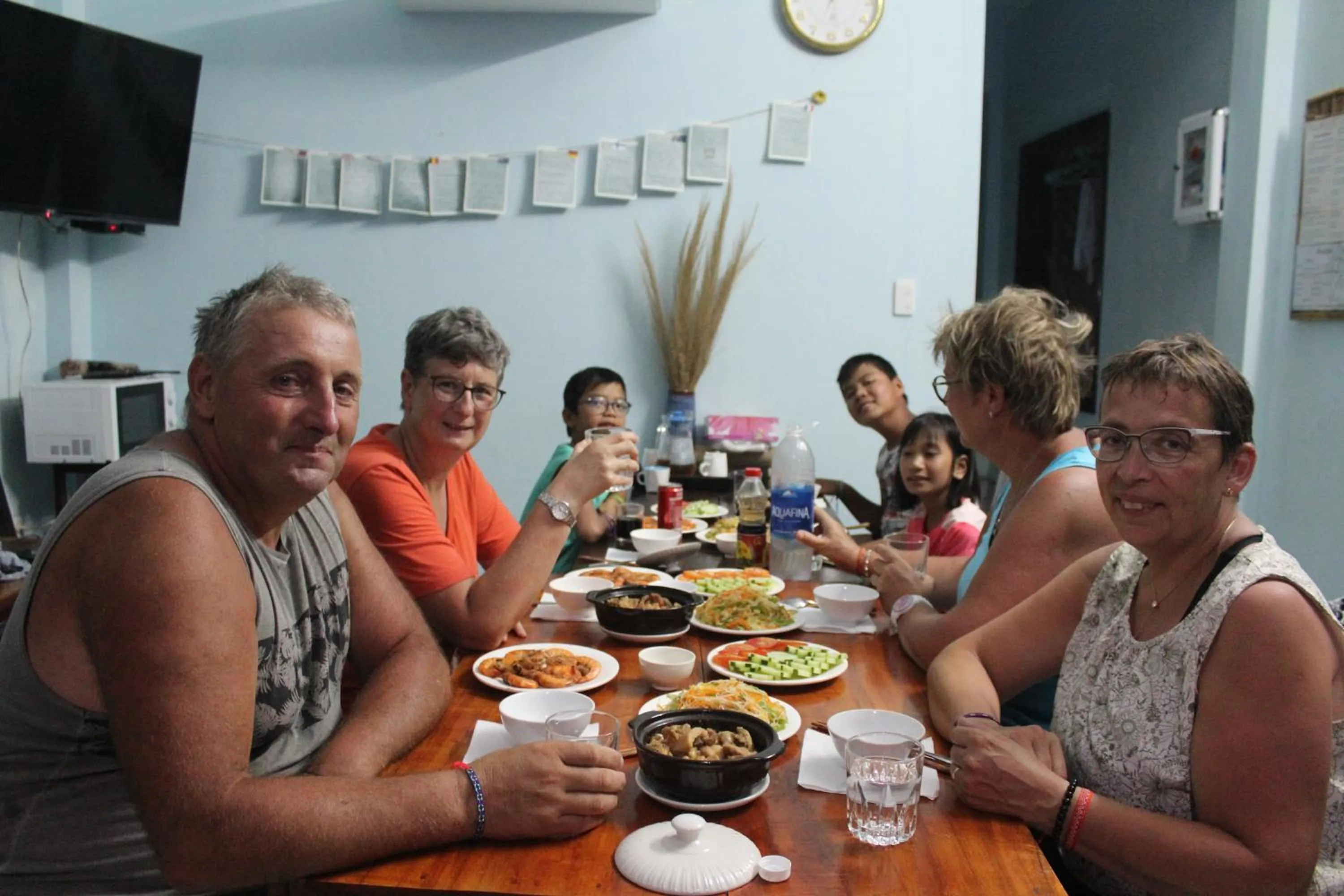 Lunch in Cham Island Smiles Homestay