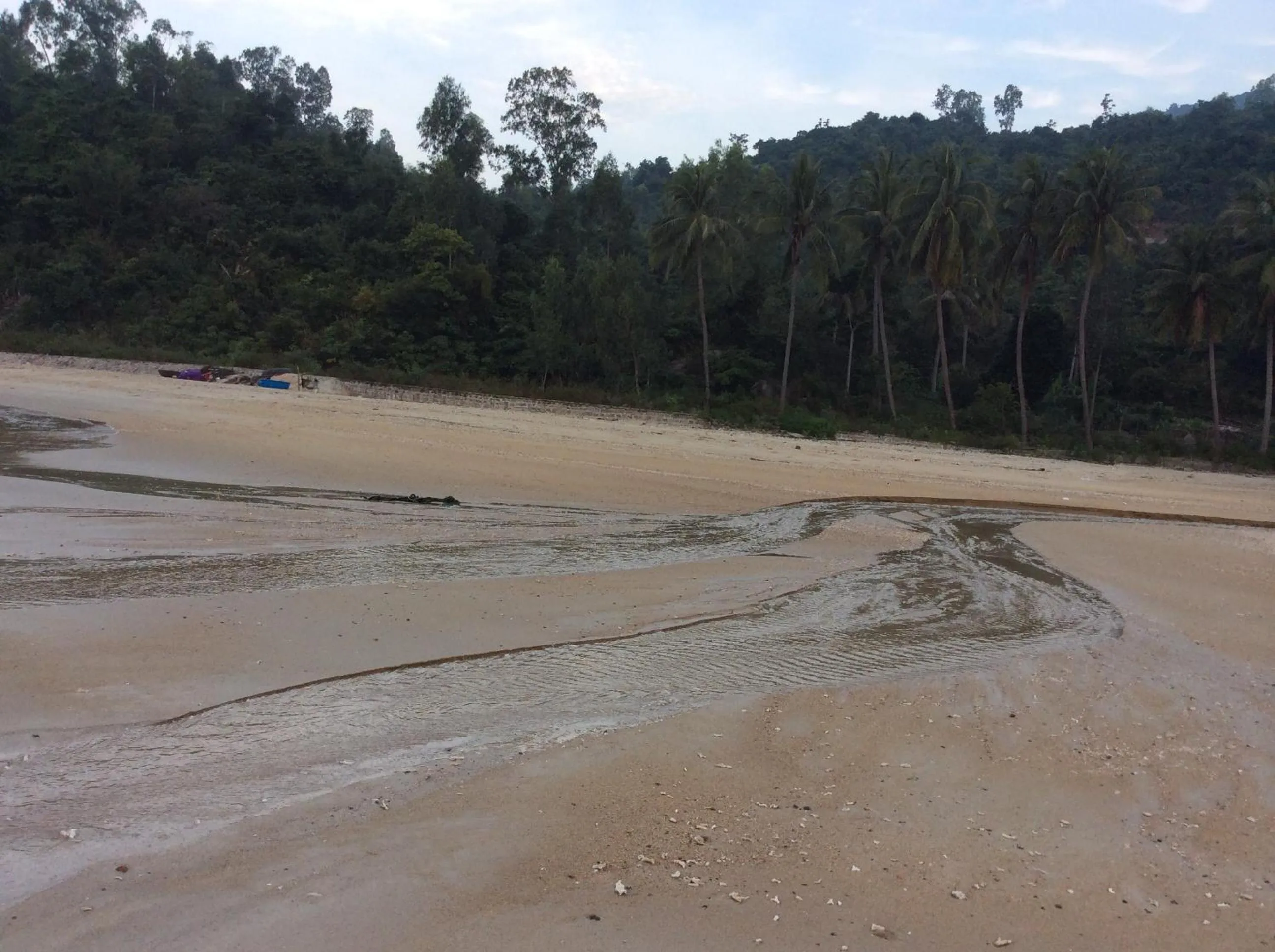 Beach in Cham Island Smiles Homestay