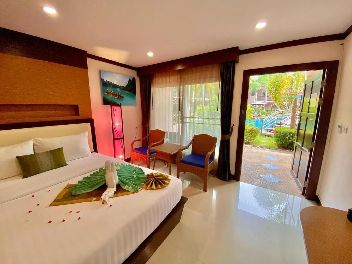 Bed in Chivatara Resort Bang Tao Beach Phuket - SHA
