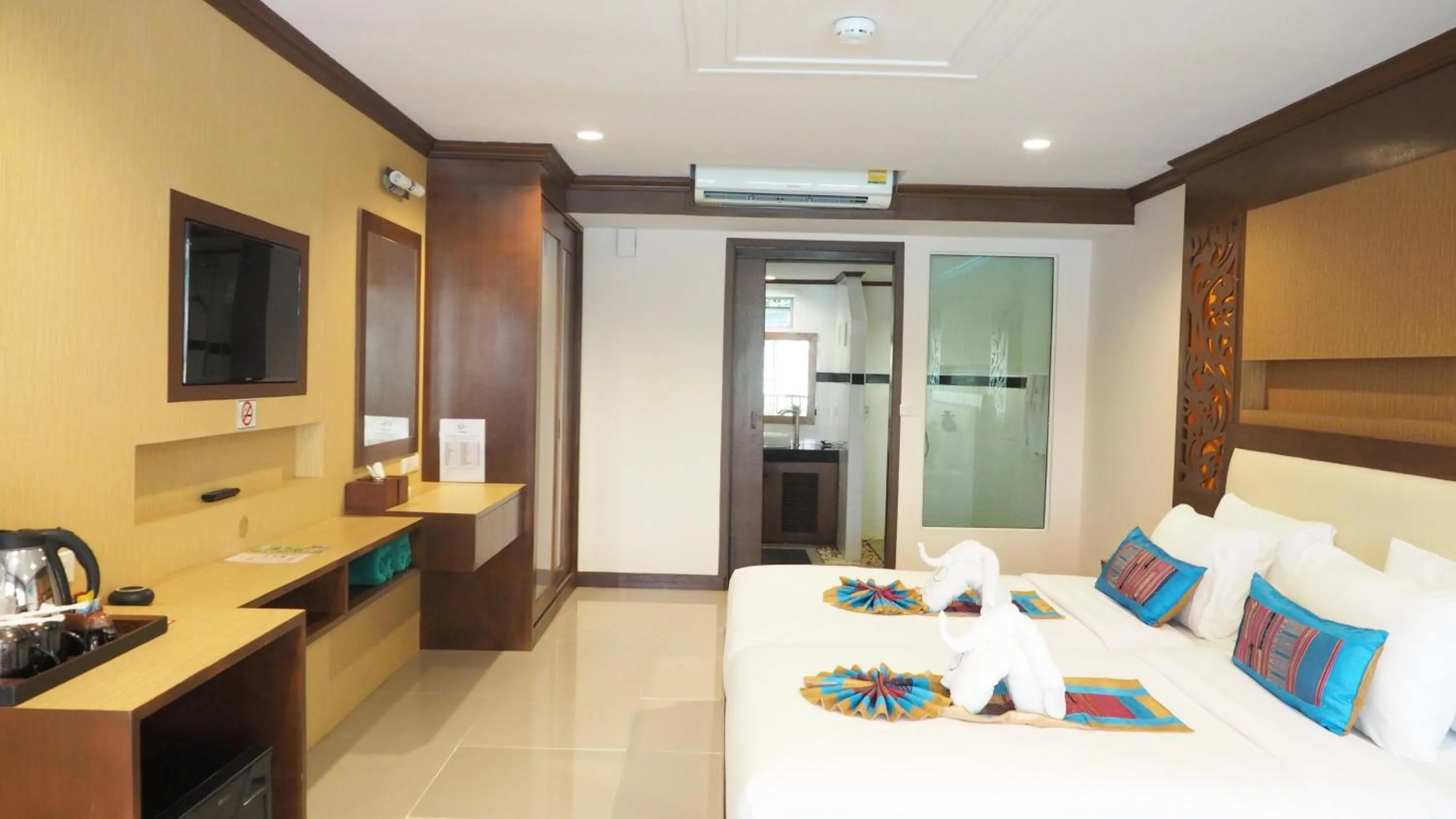 Bed in Chivatara Resort Bang Tao Beach Phuket - SHA