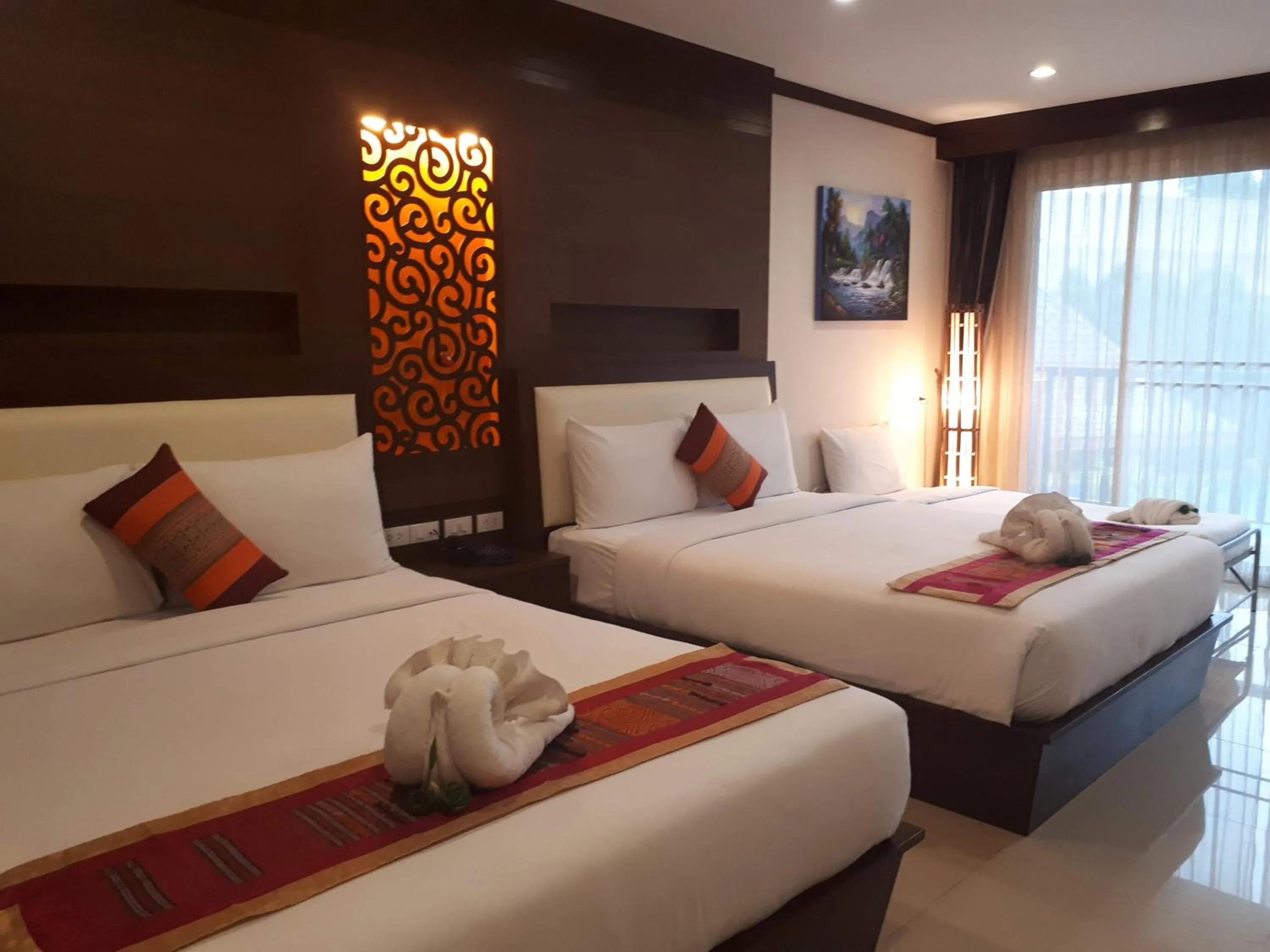 Bed in Chivatara Resort Bang Tao Beach Phuket - SHA