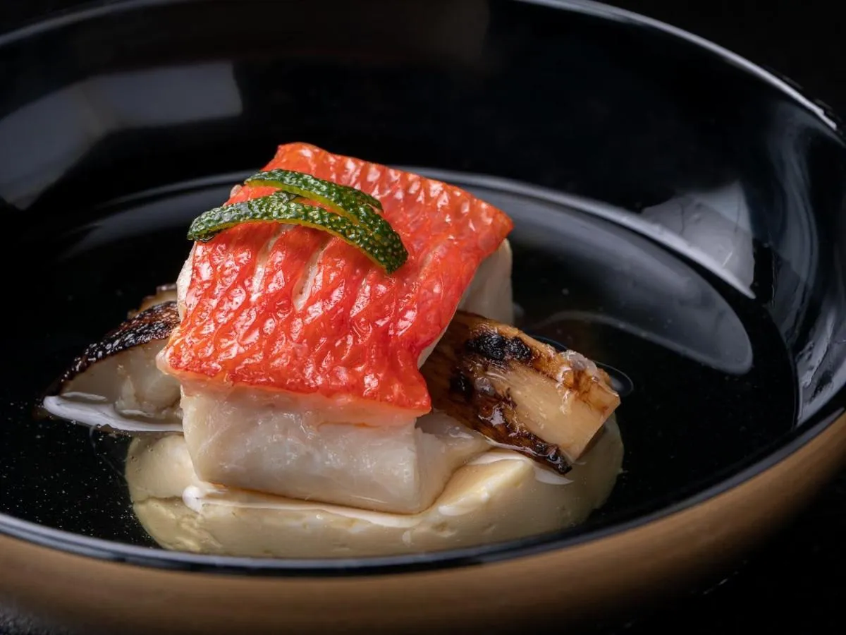 Dinner in Suwa Grand Shrine Kameya Inn