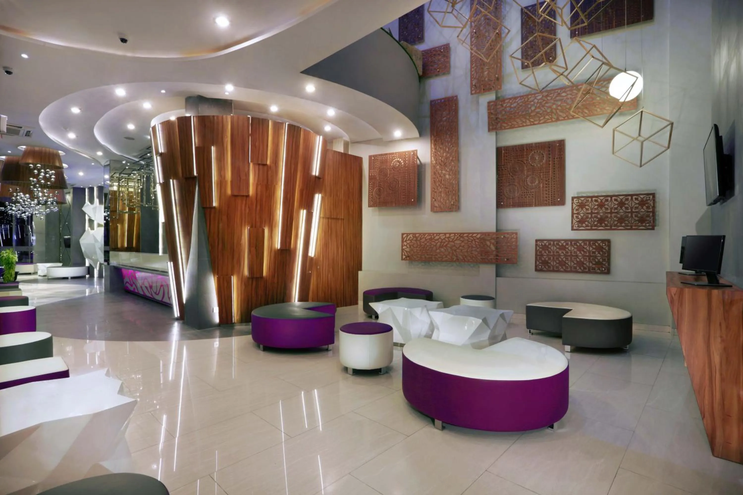 Communal lounge/ TV room in favehotel Ahmad Yani Banjarmasin