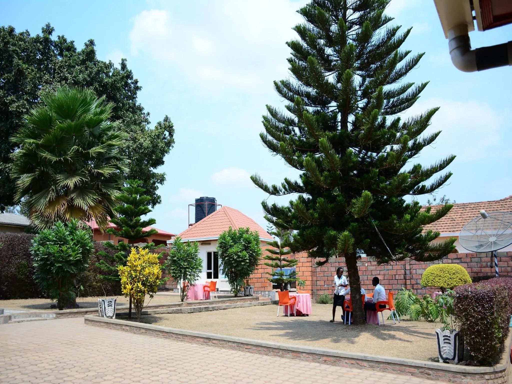 Garden view in Martin Aviator Hotel