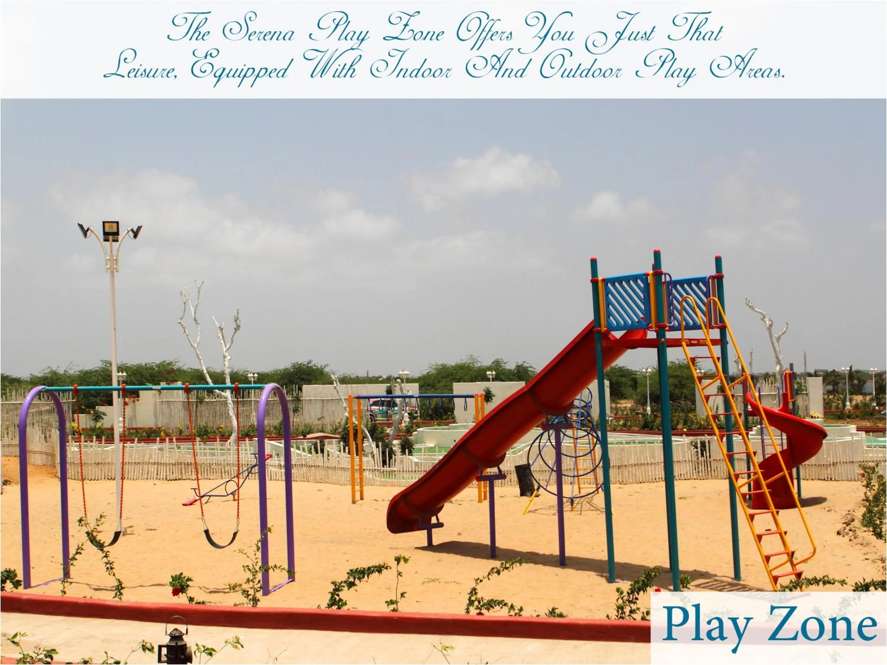 Children play ground in Serena Beach Resort