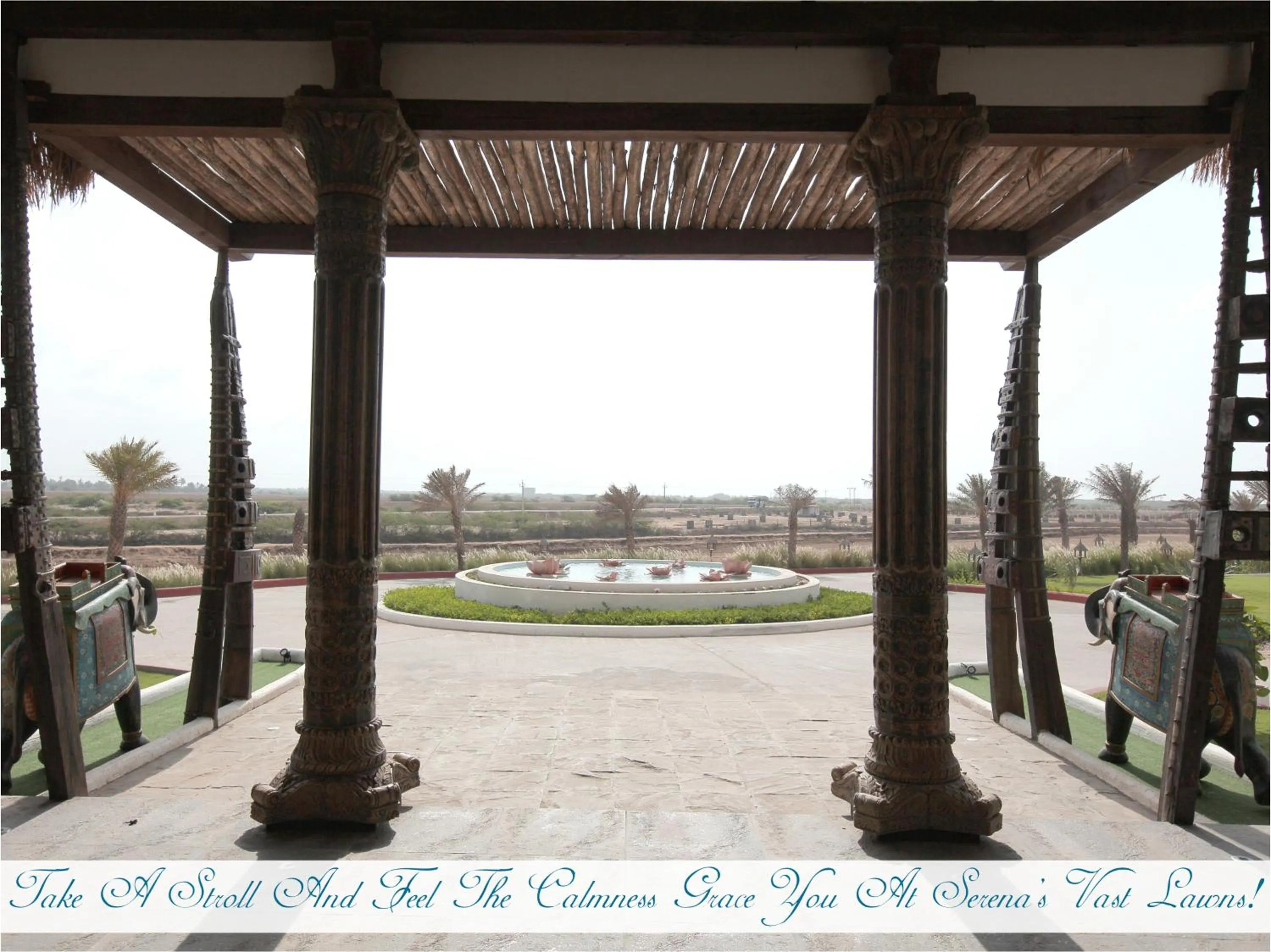 Patio in Serena Beach Resort