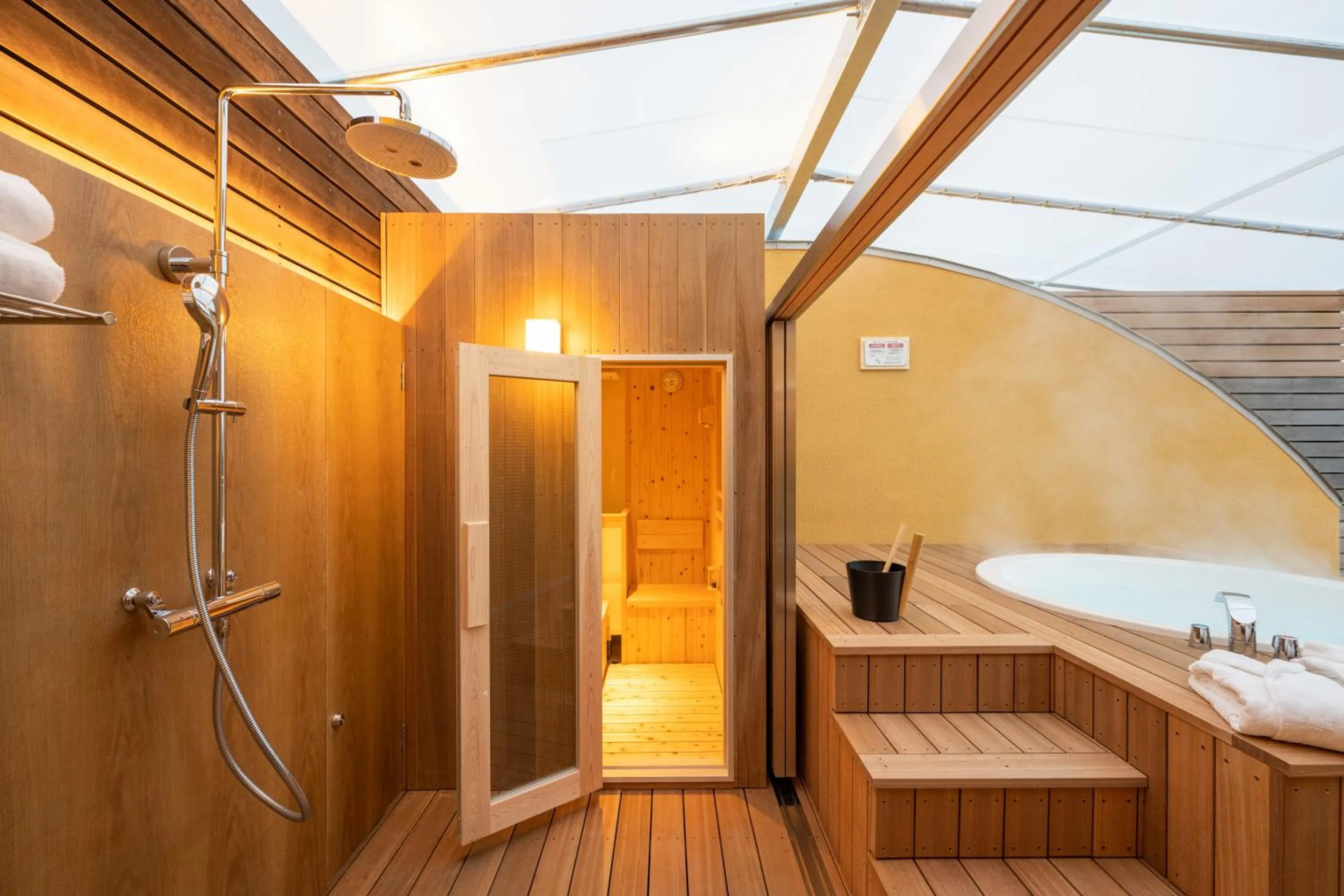 Sauna in Resort Hotel Moana Coast