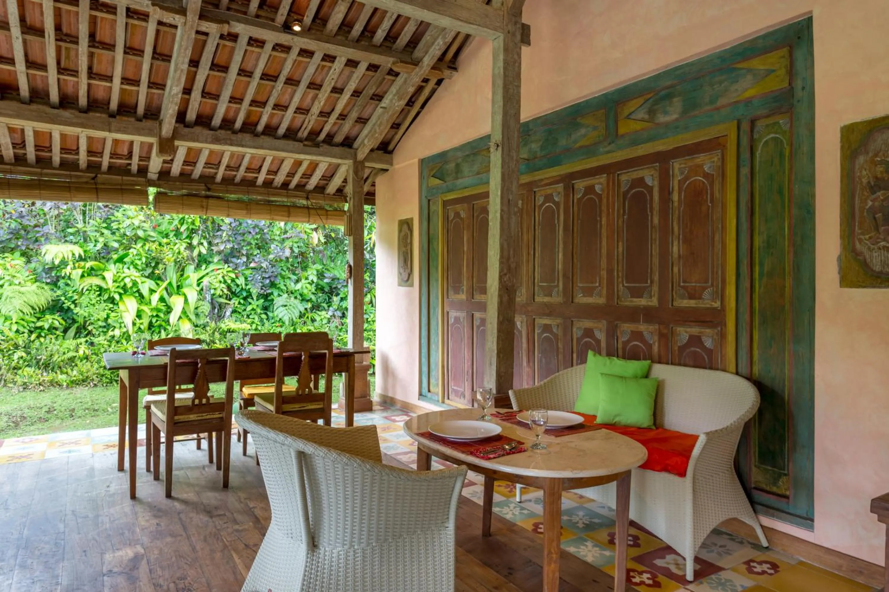 Seating area in Prana Dewi Mountain Resort