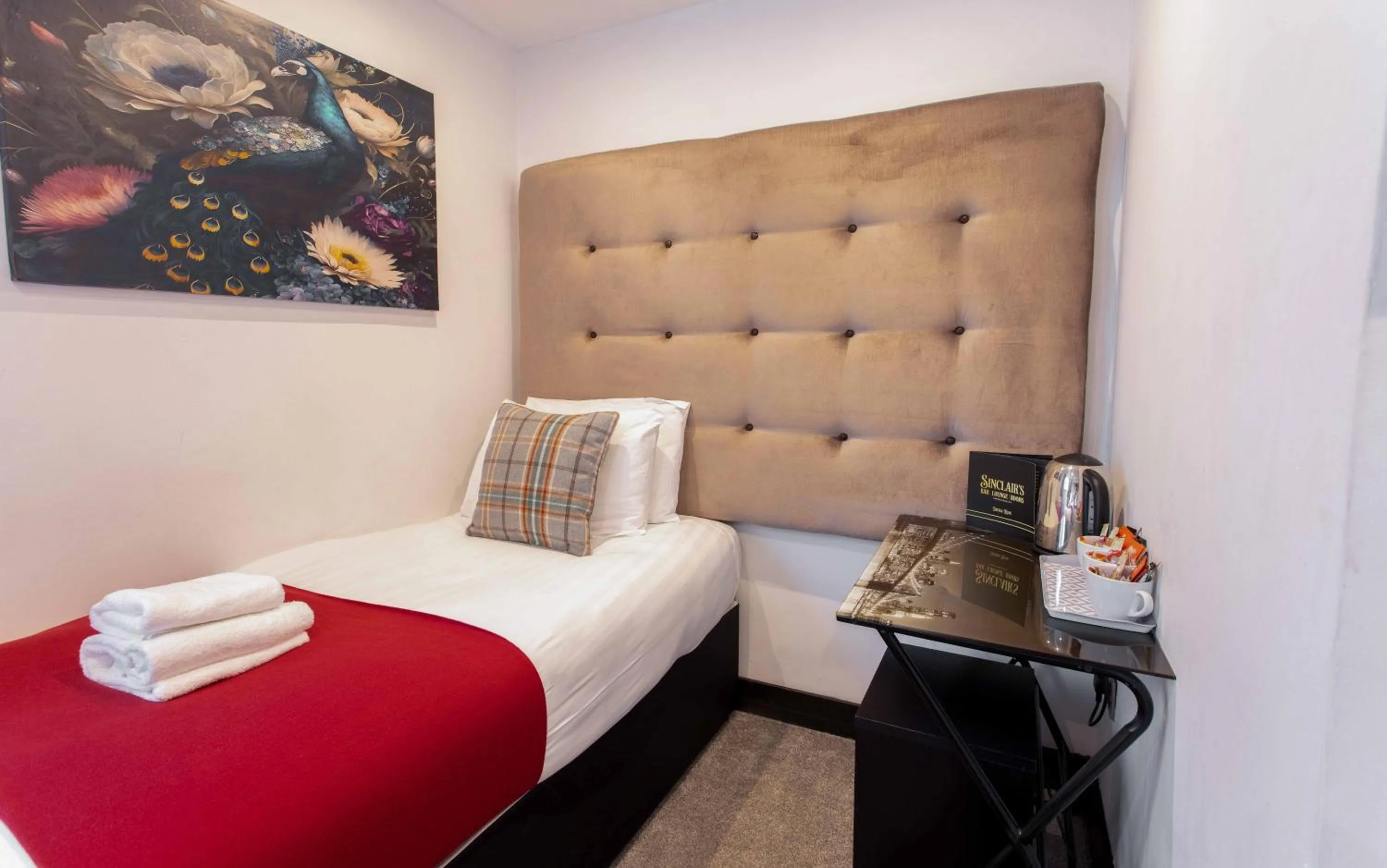 Bed in Sinclair's Rooms