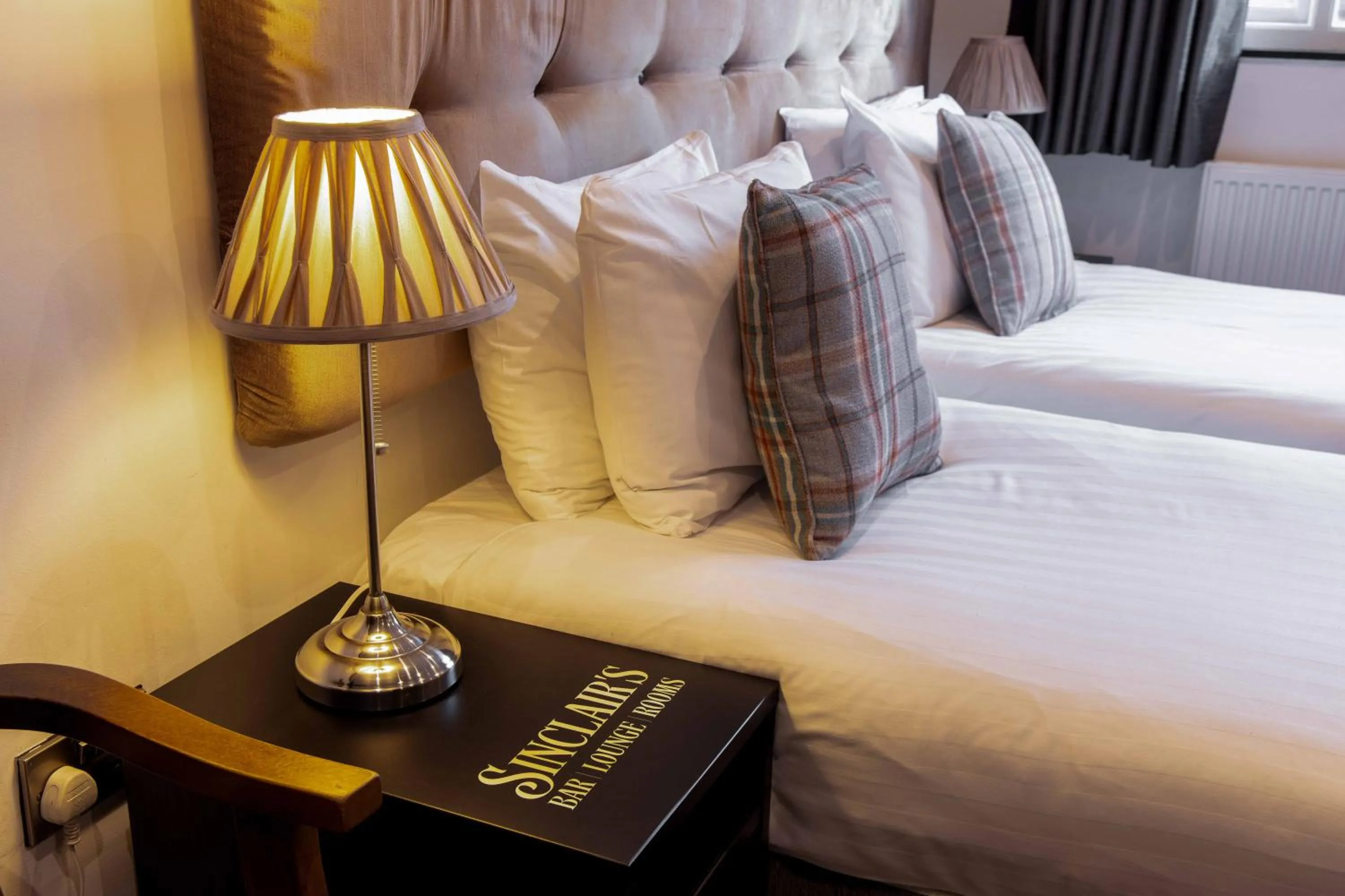 Bed in Sinclair's Rooms