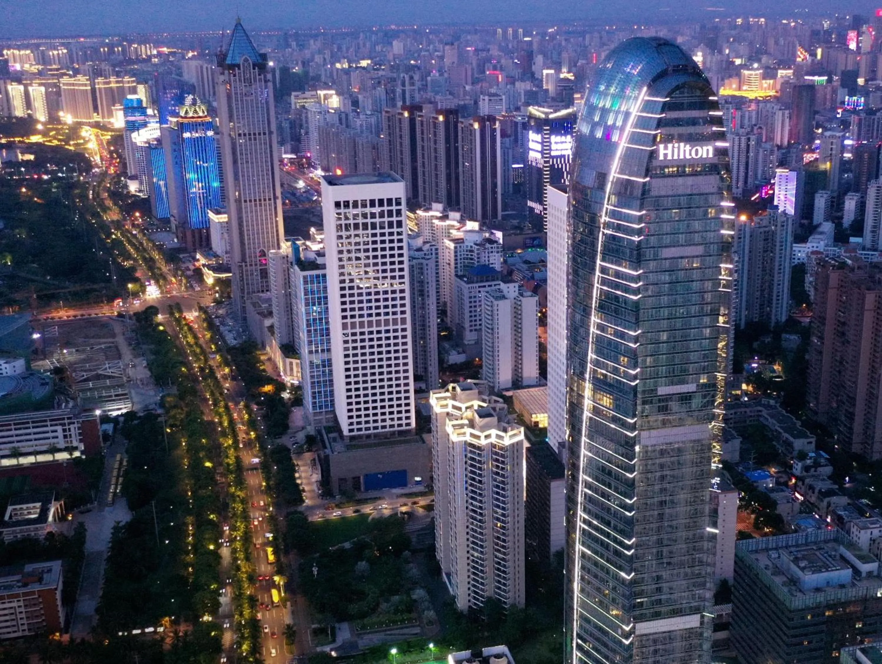 Property building in Hilton Haikou