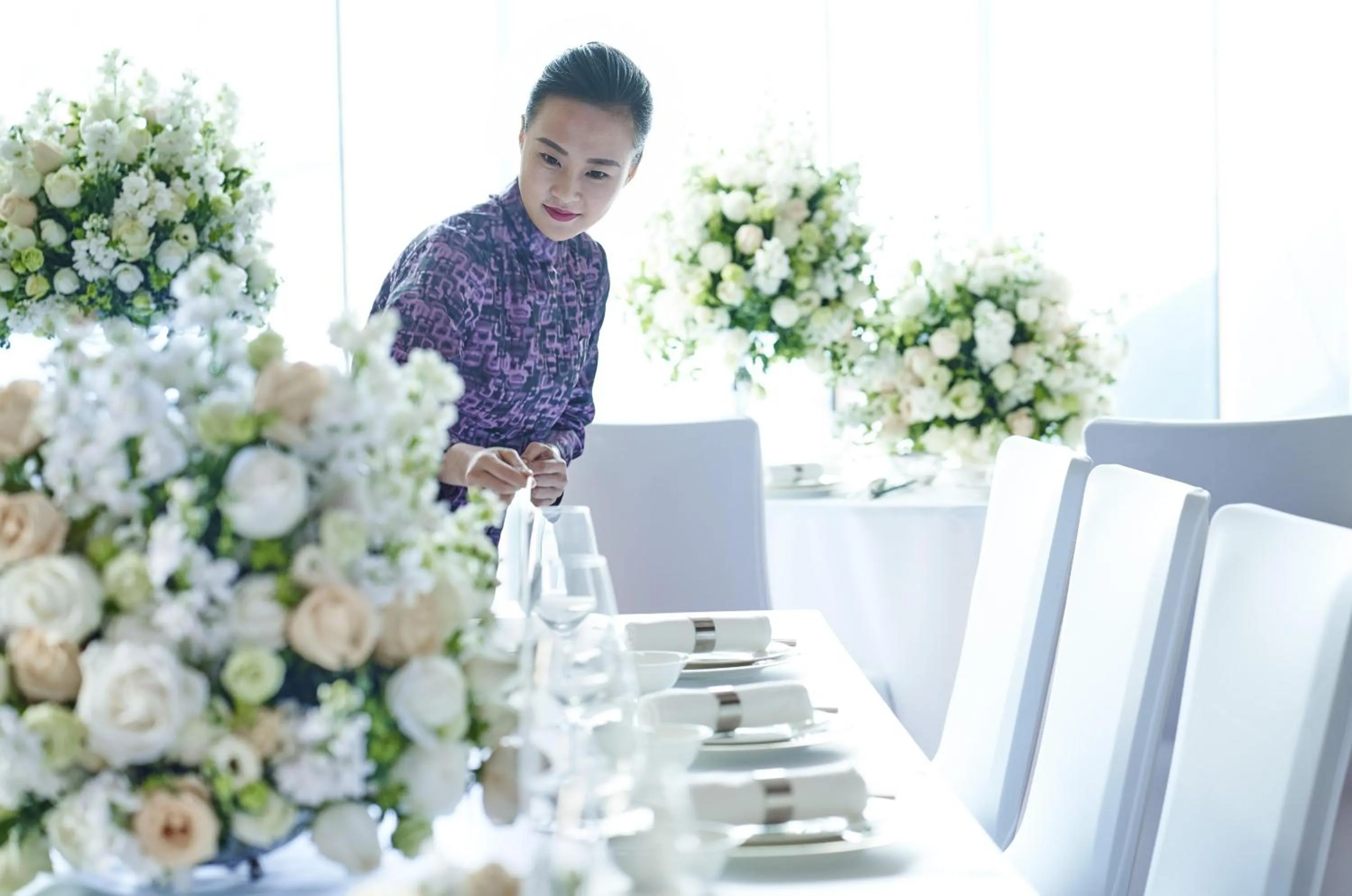 Dining area in Hilton Haikou
