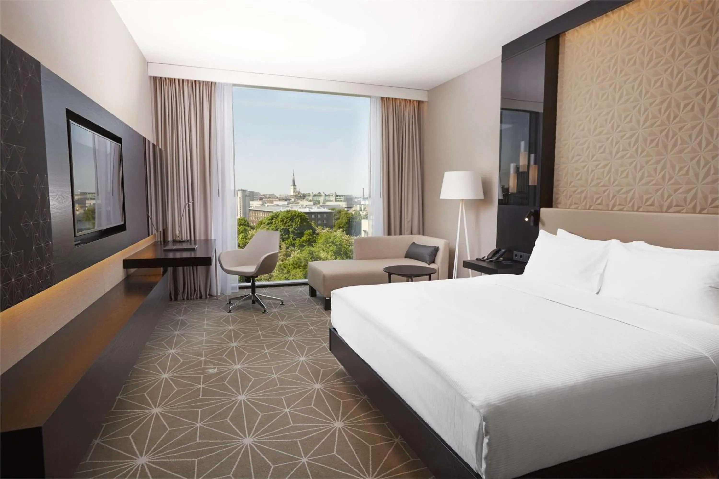 Bed in Hilton Tallinn Park