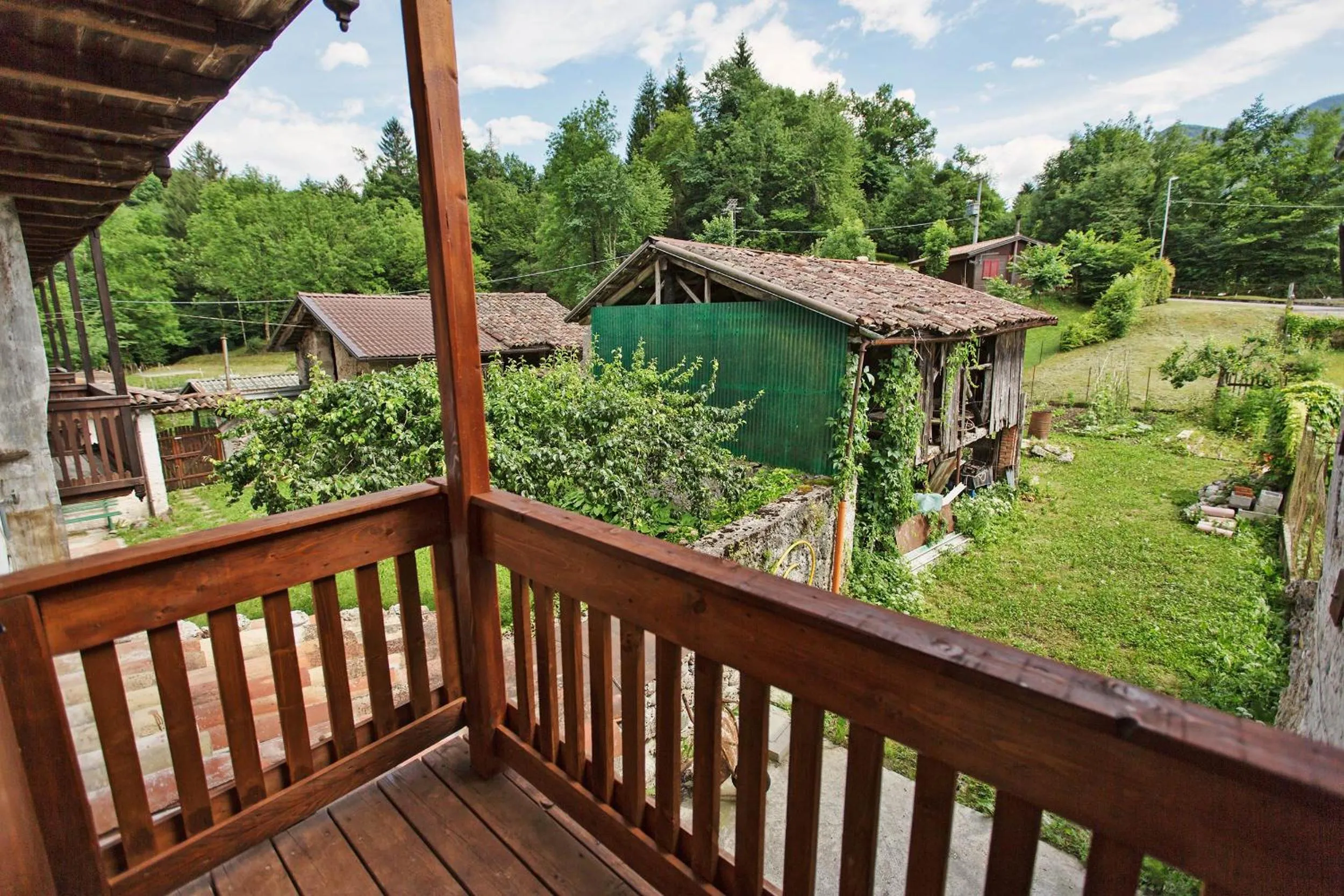 Balcony/Terrace in Albergo Diffuso "Col Gentile" Socchieve