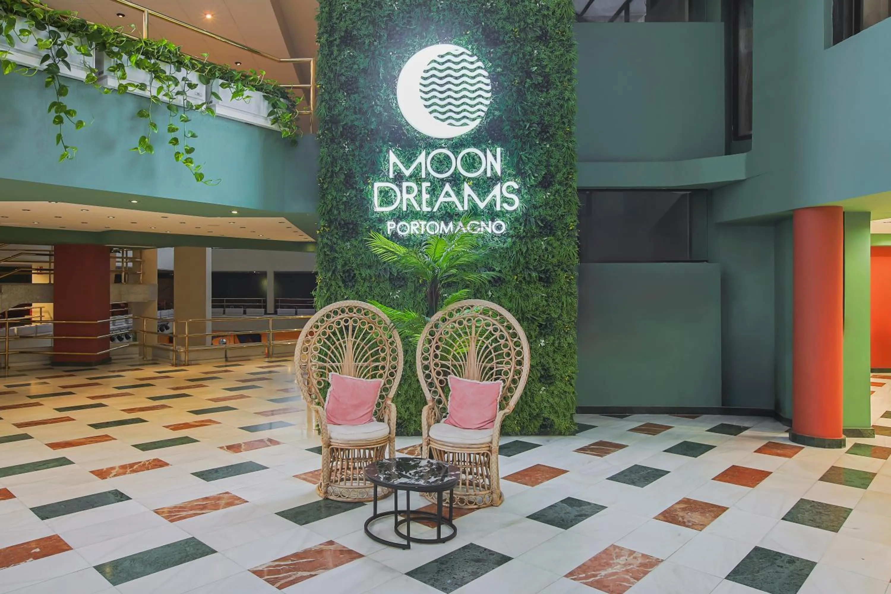 Decorative detail in Hotel Moon Dreams Portomagno