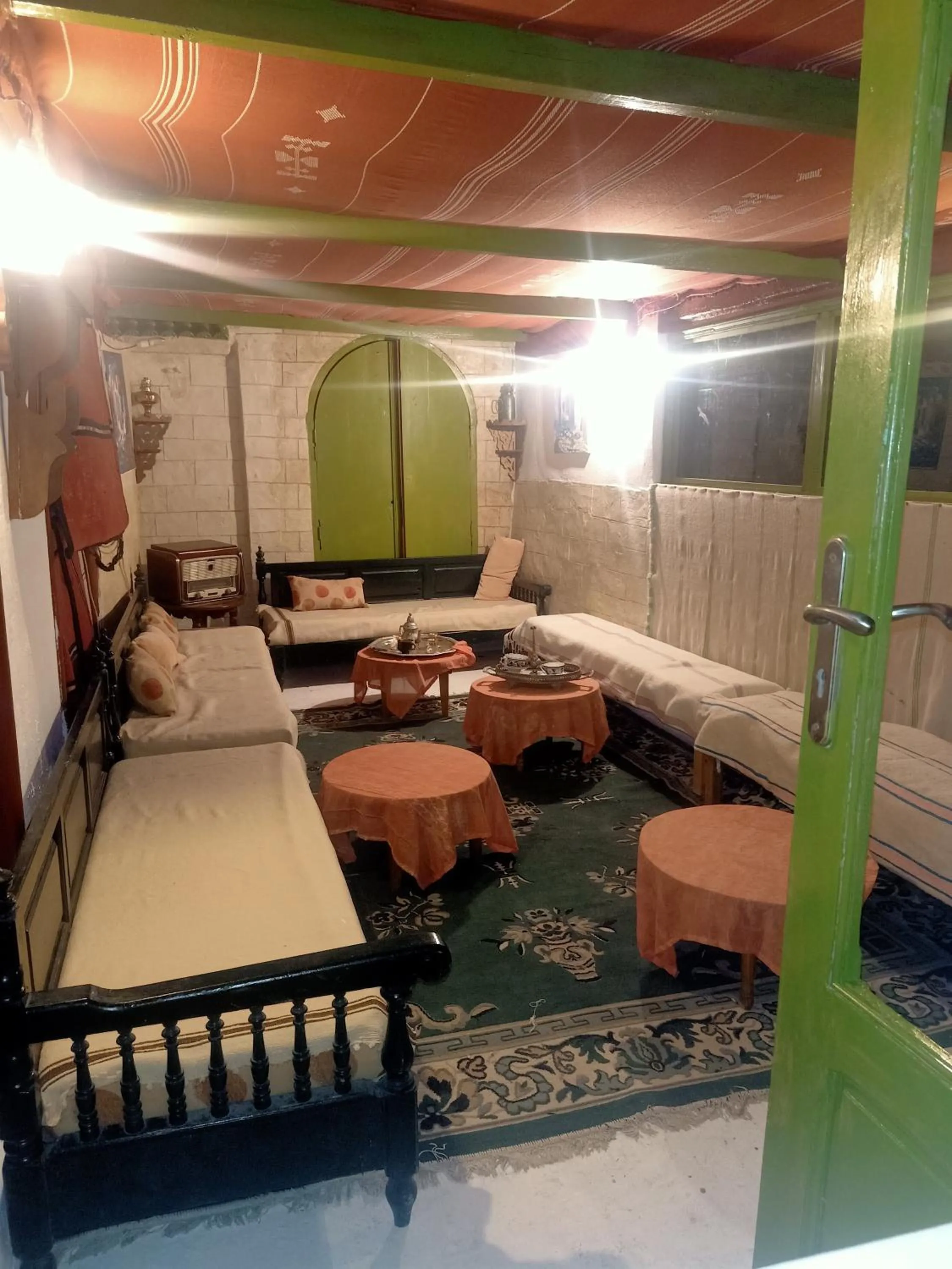 Seating area, Bed in Dar kenza Tunis