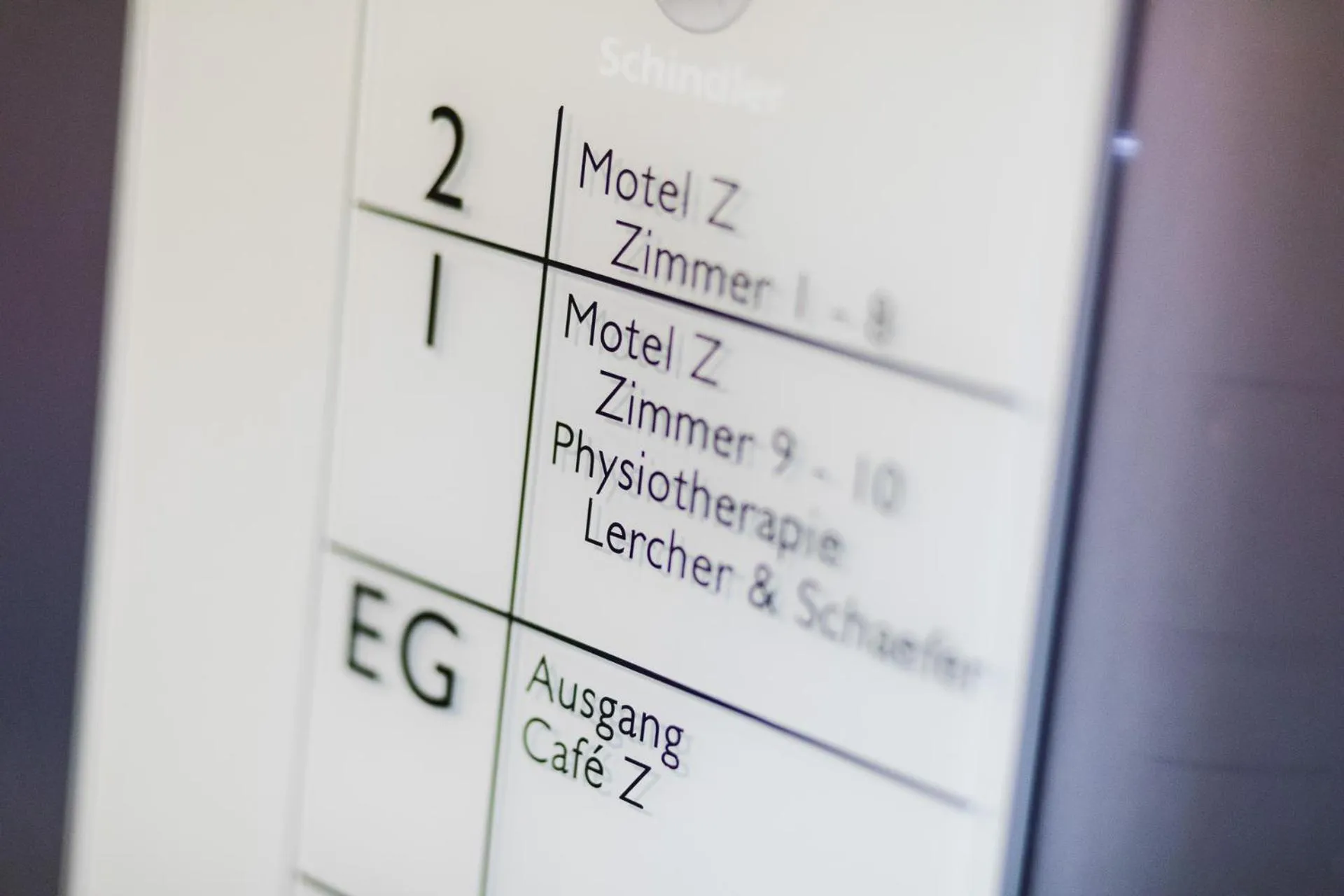 Motel Z - self checkin