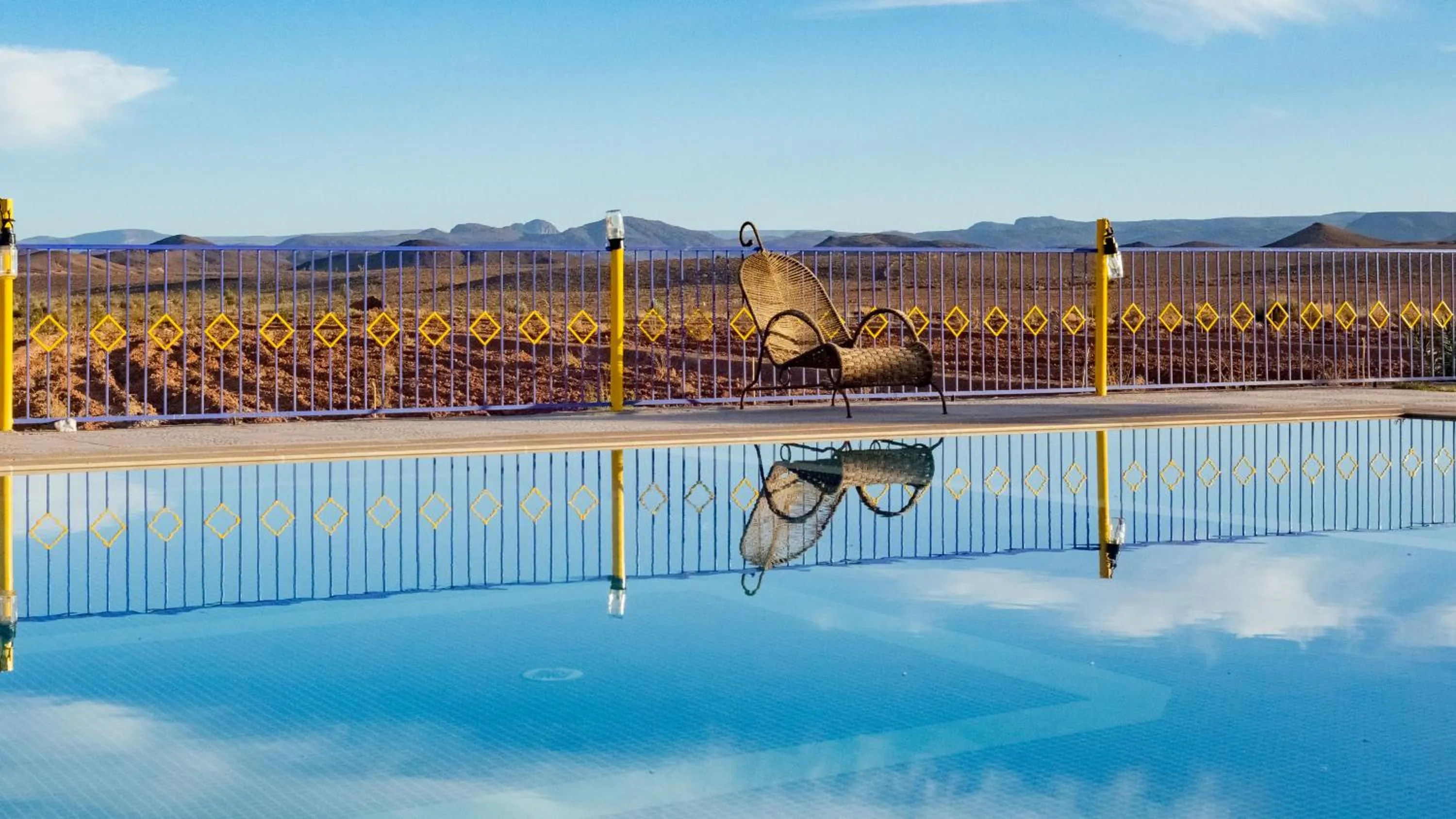 Garden view in Ecolodge l'île de Ouarzazate
