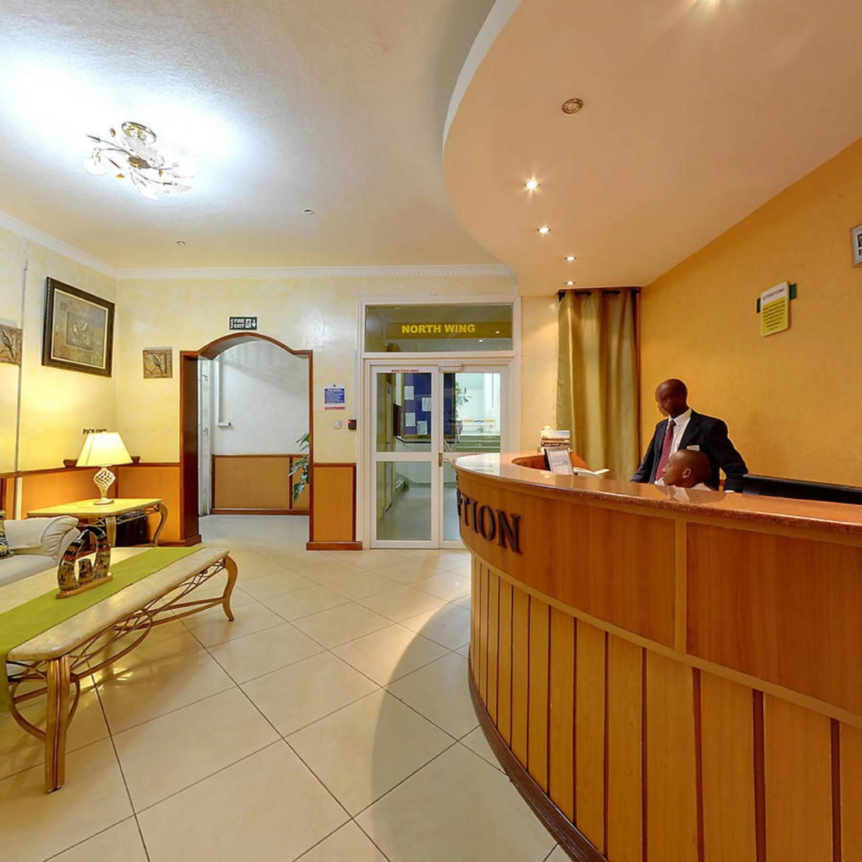 Lobby or reception in Adventist LMS Guest House & Conference Centre