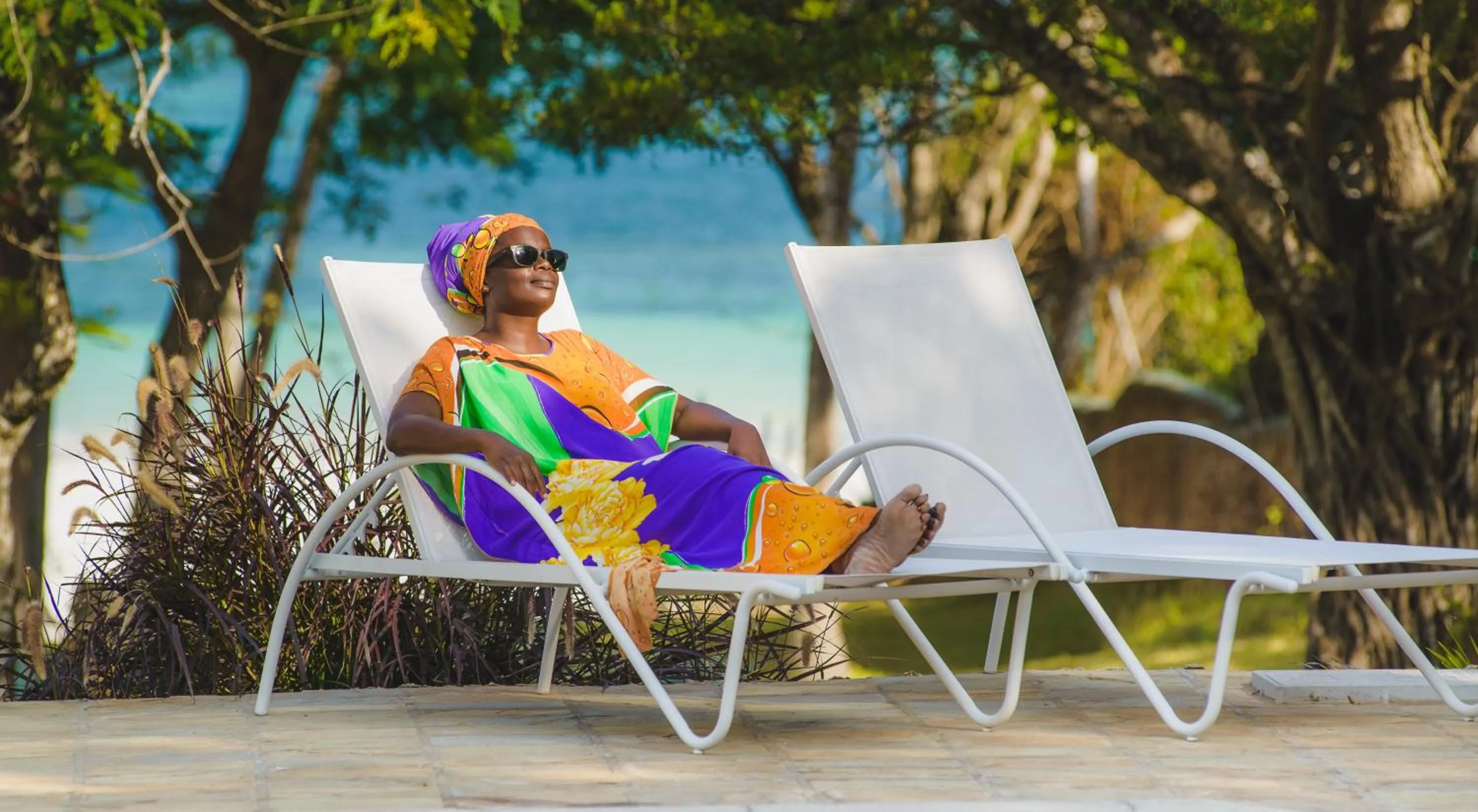 Pool view in The Zubeida Boutique Resort